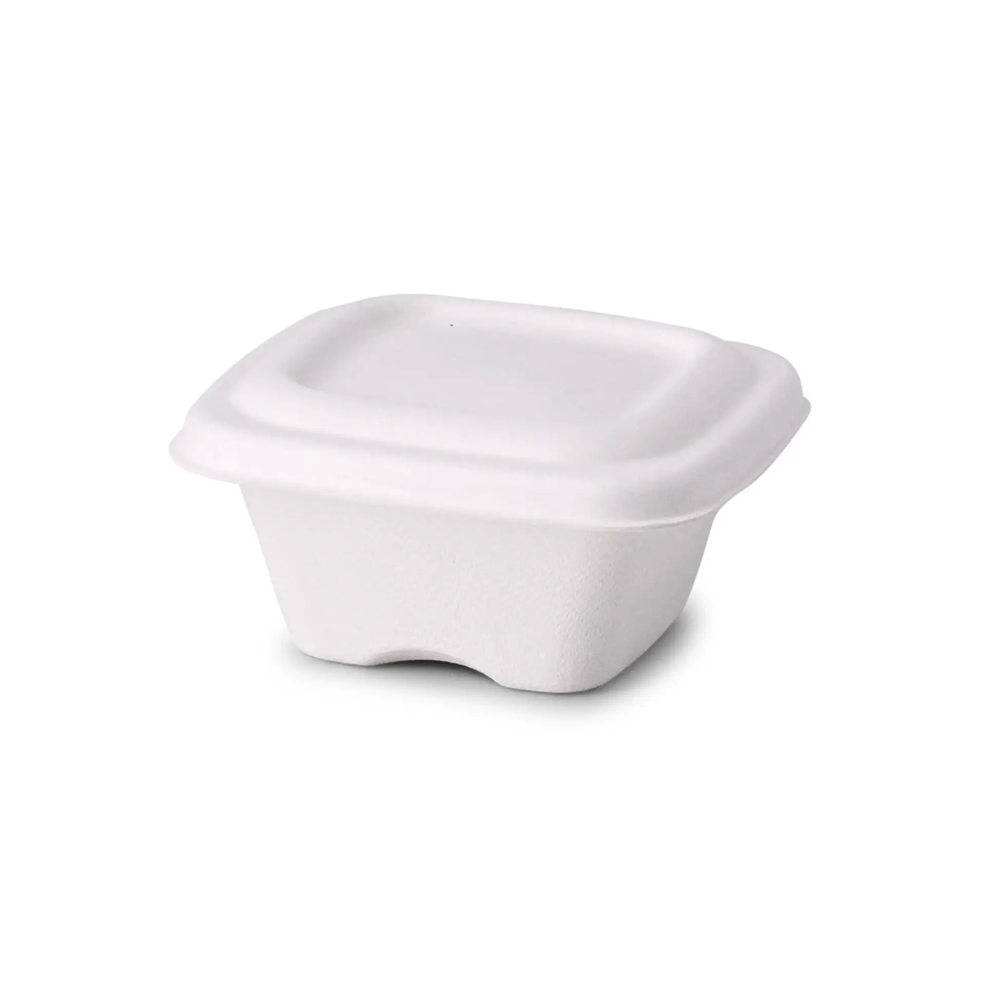 Sugarcane-portion cups 100 ml, 80 x 80 x 37 mm, square