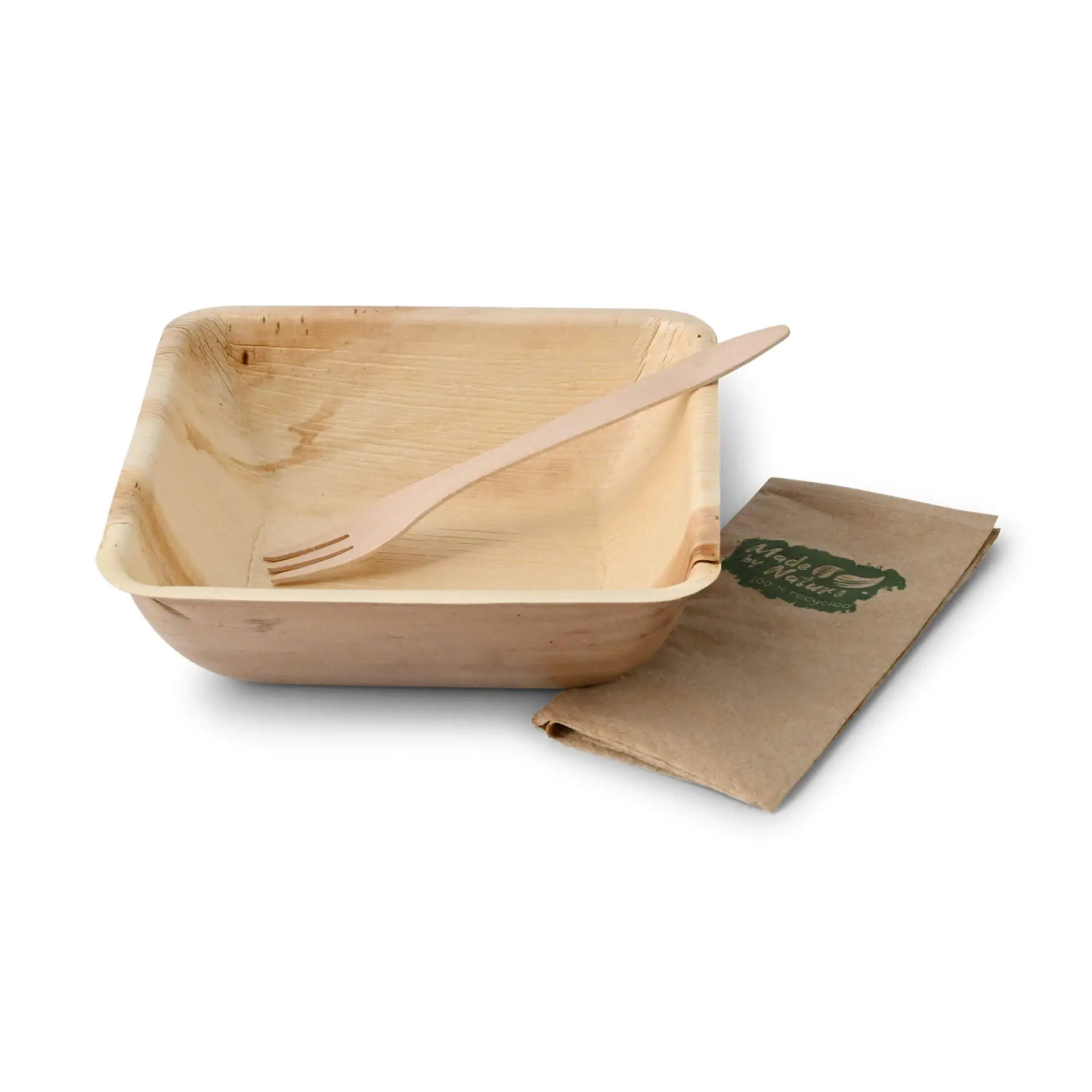 Palm leaf bowls "Palmware®" 750 ml, square