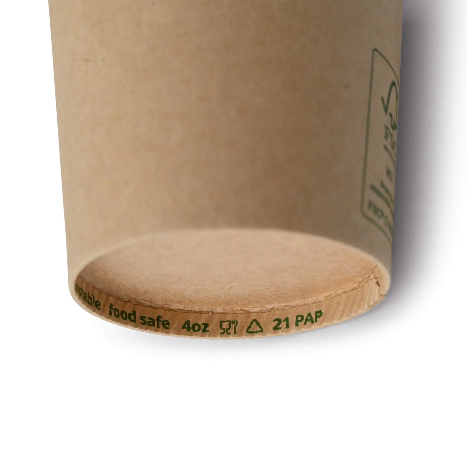 4 oz Paper cups single wall, Ø 62 mm, kraft