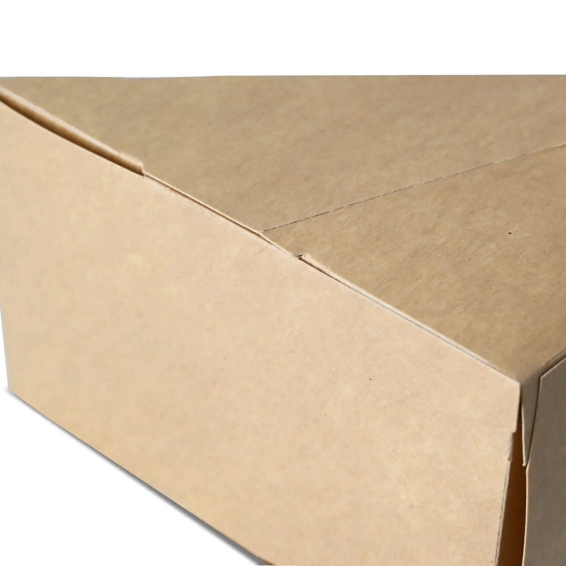 Cardboard Sandwich Boxes, PLA-window, brown