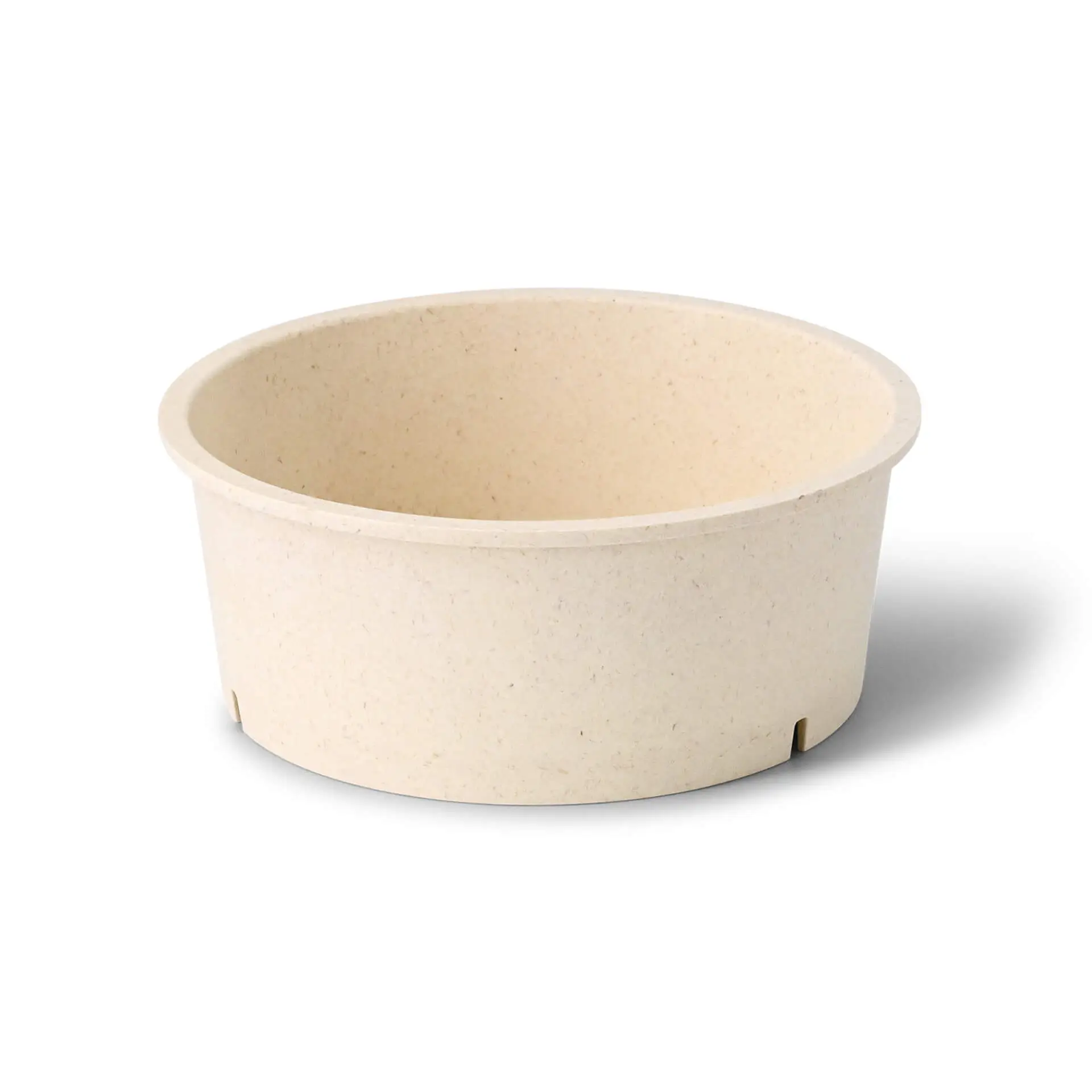 Reusable bowls "merways Bowl" 650 ml, Ø 150 mm, cashew / creamy white