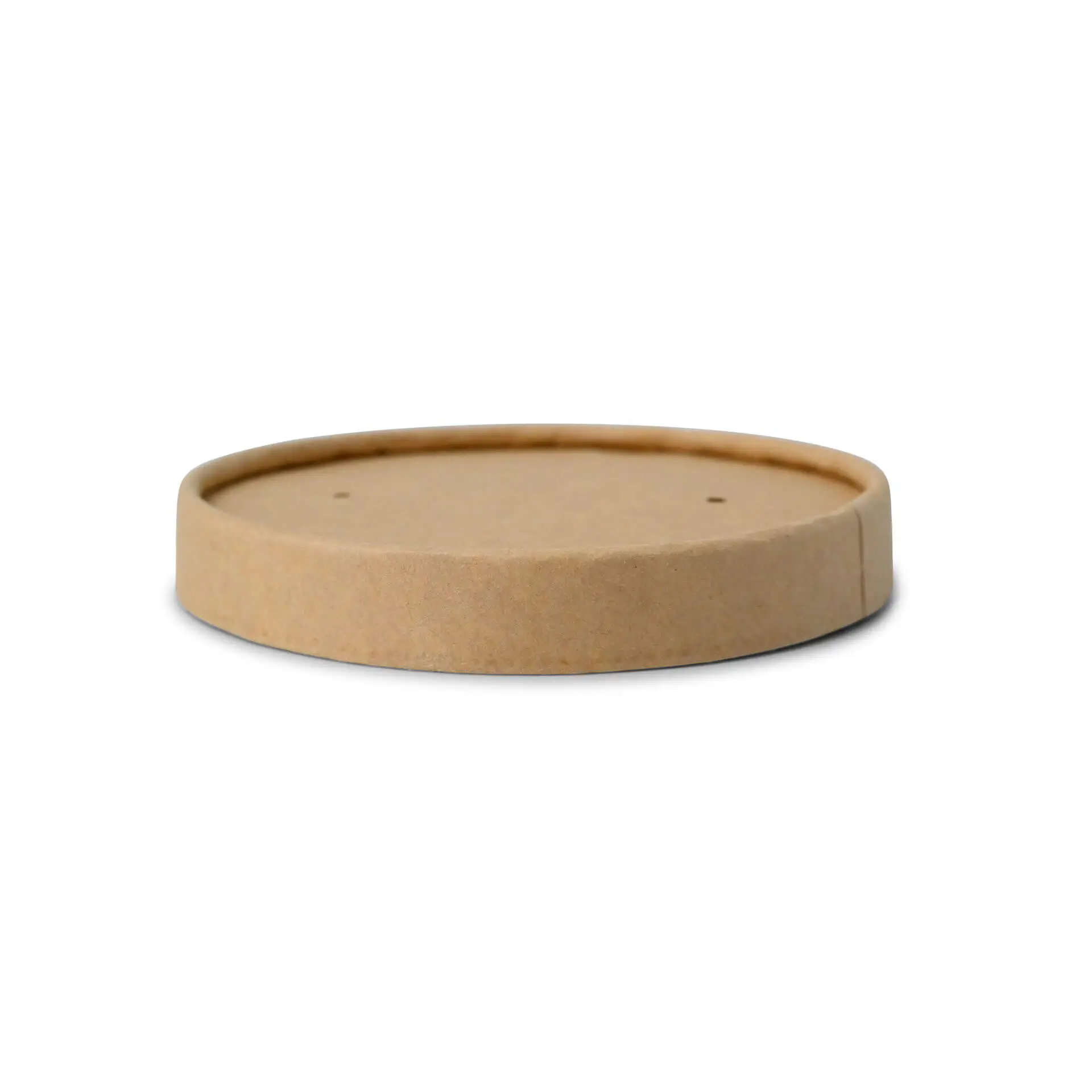 Cardboard lids (coated) Ø 92 mm, brown (for ice cream cups)