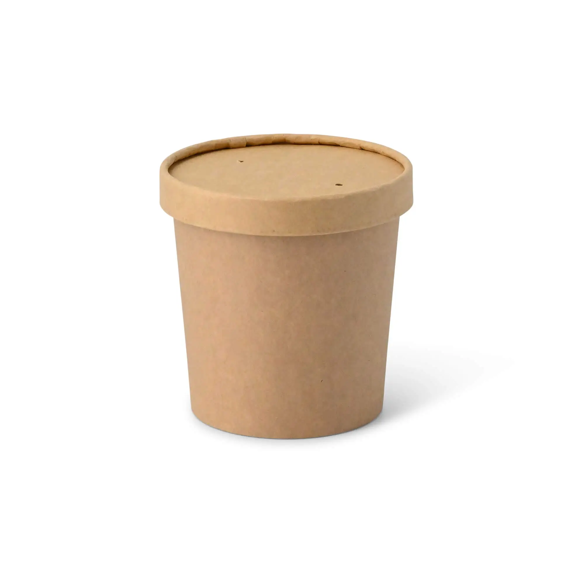 Cardboard-lids Ø 92 mm, brown (for ice cream cups)