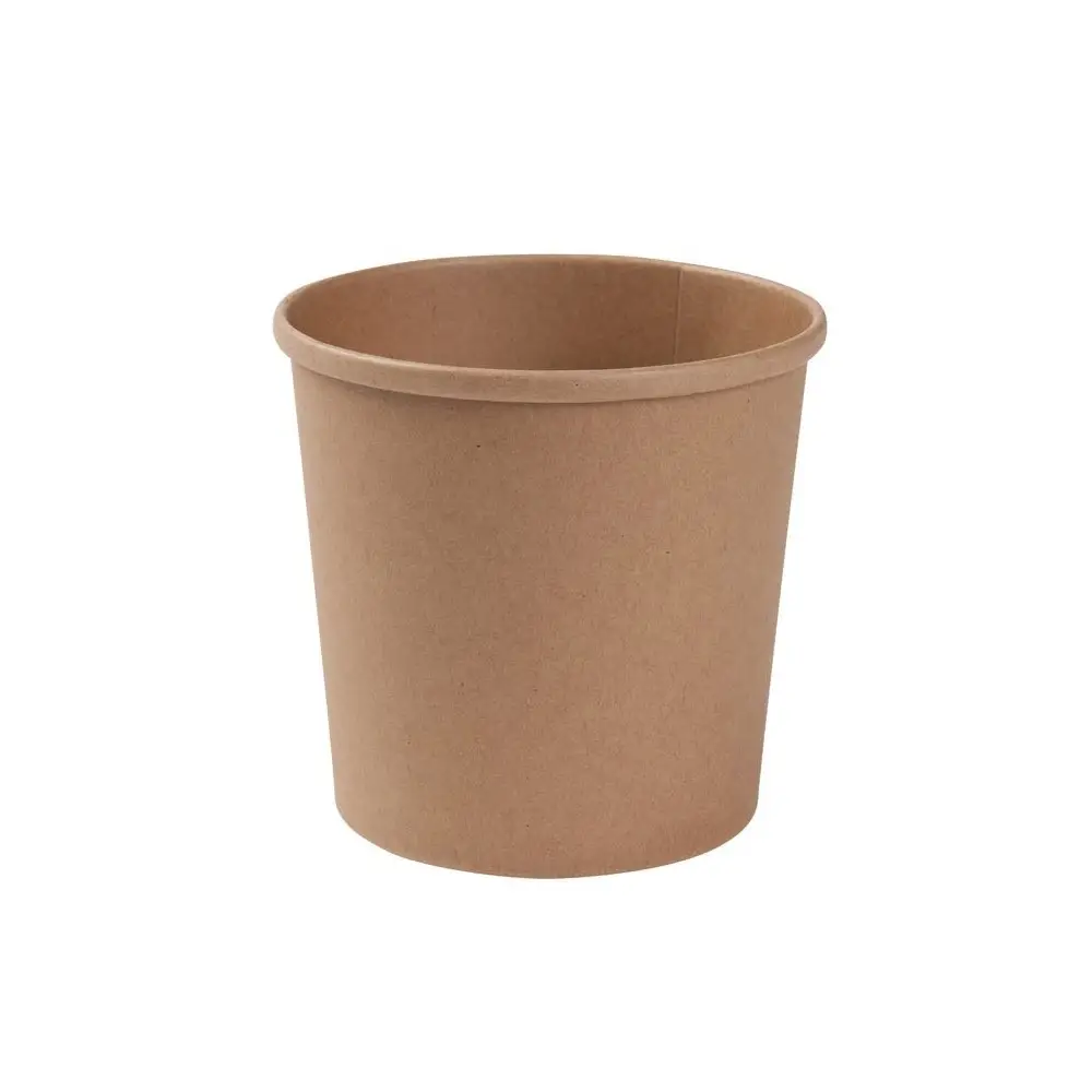 24 oz Cardboard Soup cups (Premium), Ø 115 mm, kraft