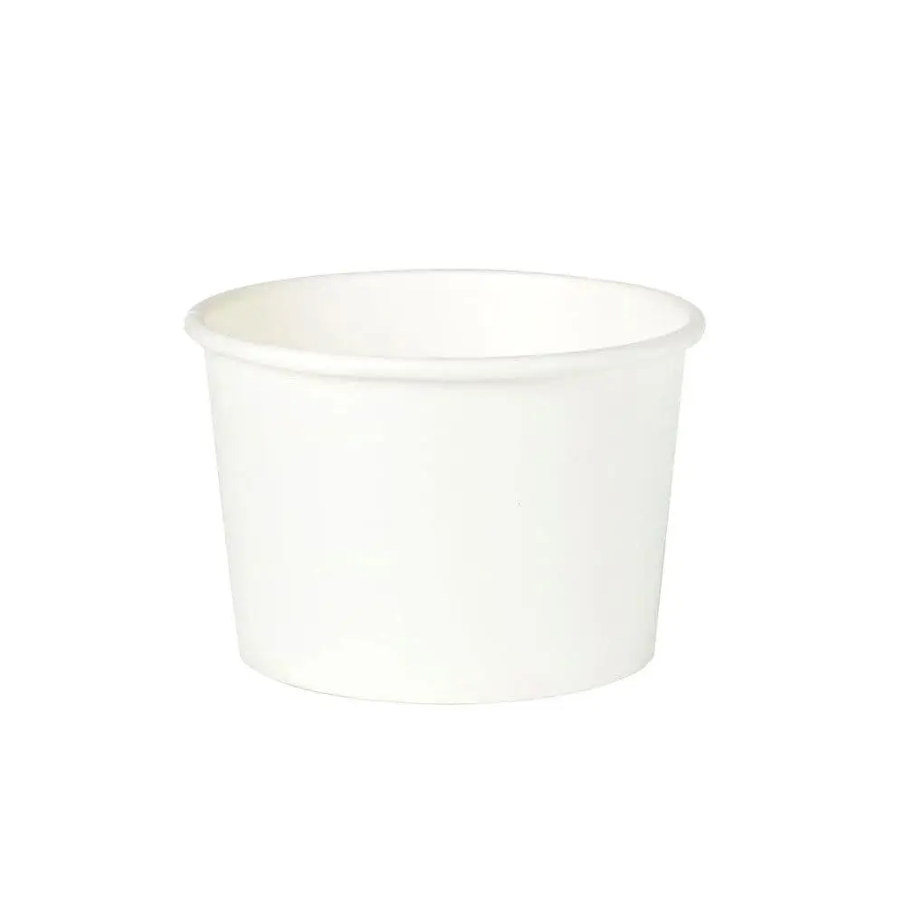 Cardboard-universal cups 200 ml / 8 oz, Ø 90 mm, white