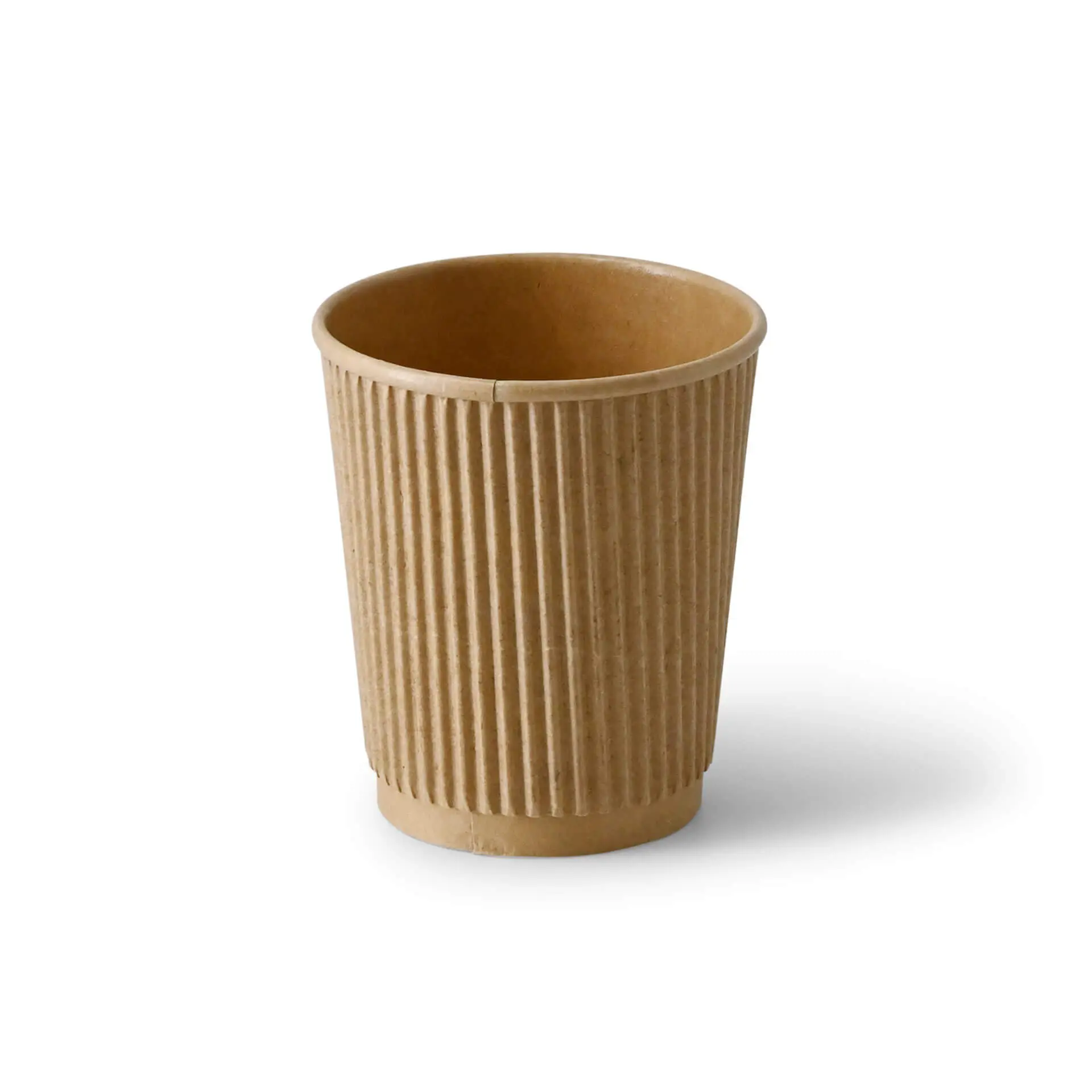 8 oz Ripple cups / Coffee cups, Ø 80 mm, kraft