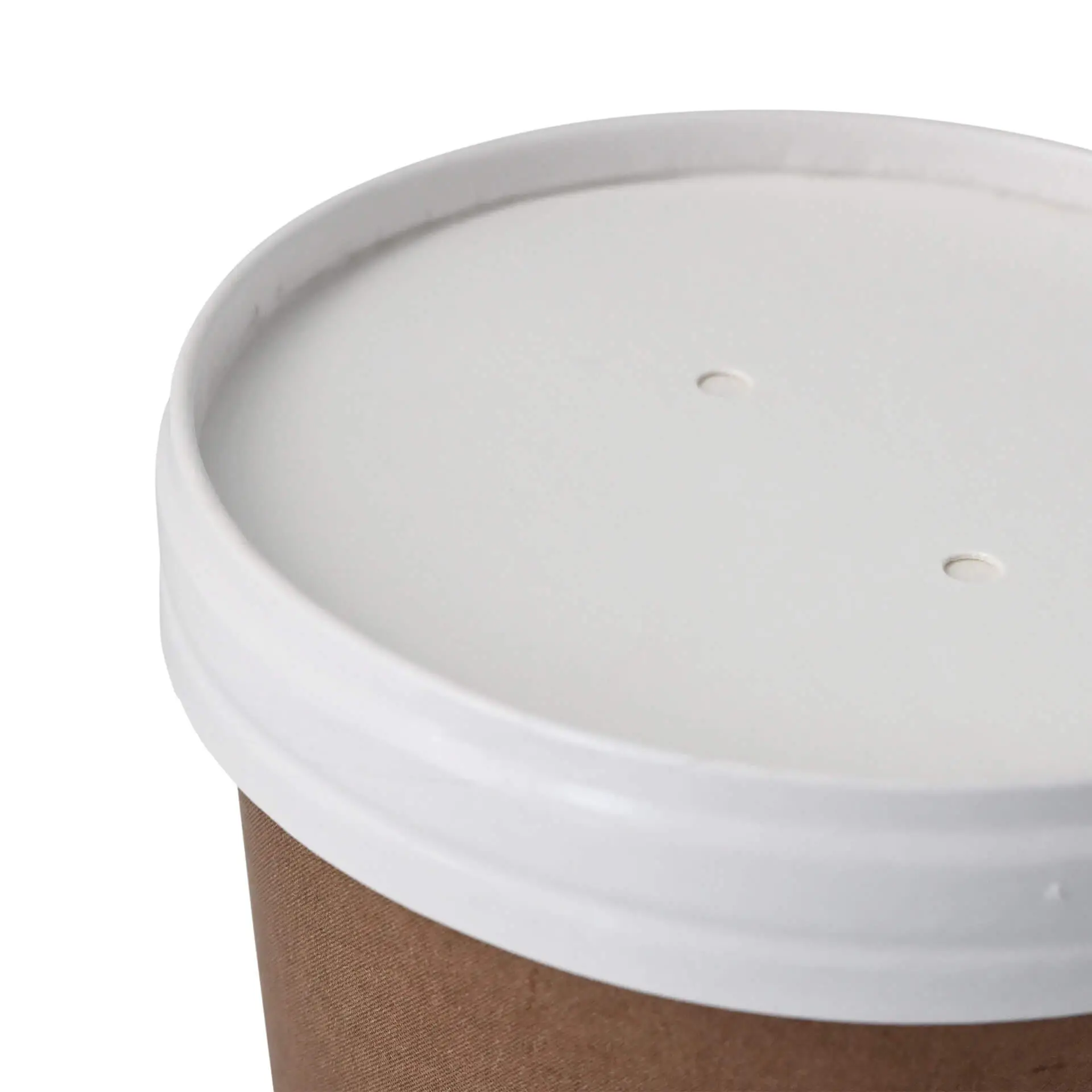 Cardboard membrane lids Ø 98 mm, white