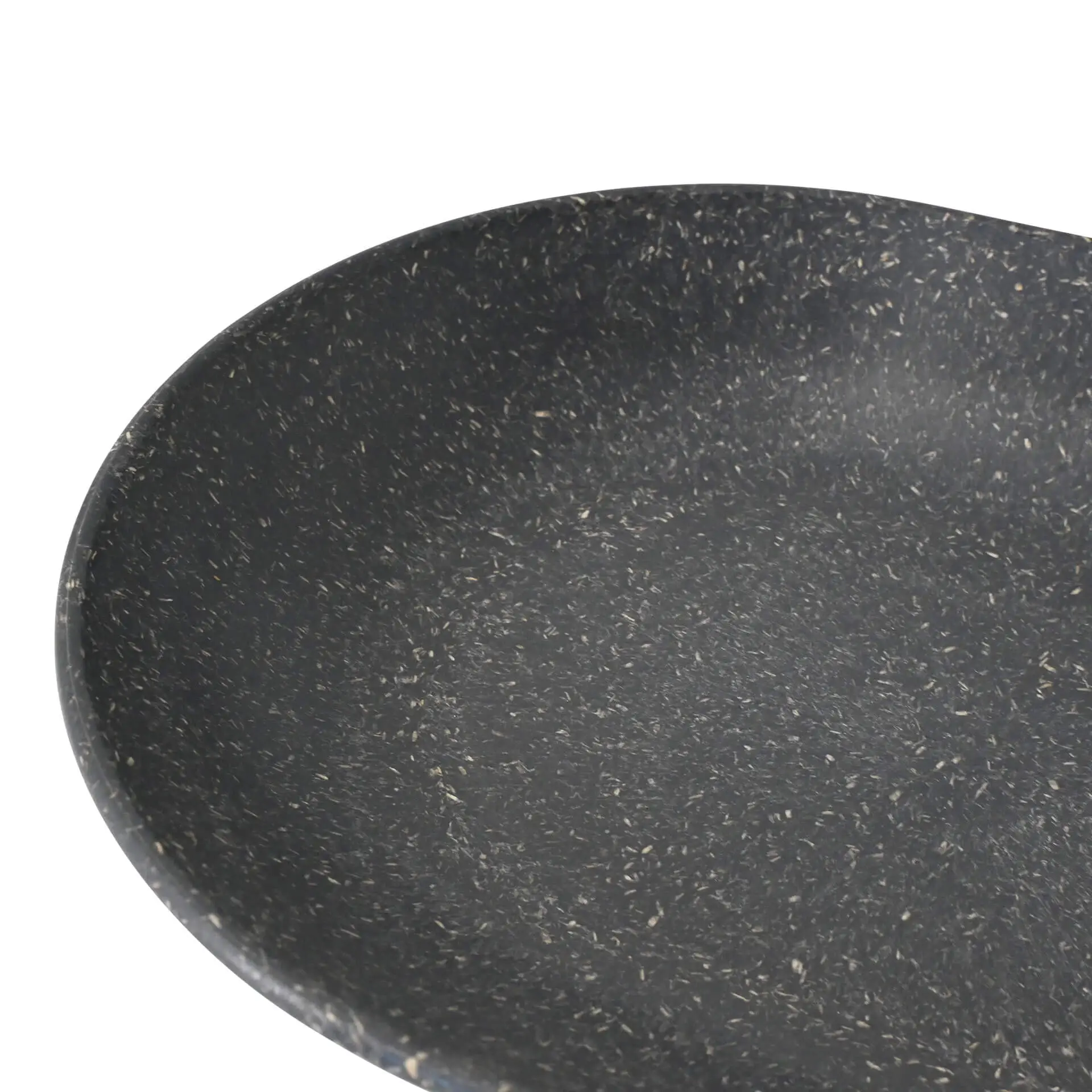 Reusable snack bowls "merways Plate" 13.5 x 18.4 x 3 cm, oval, pepper / grey