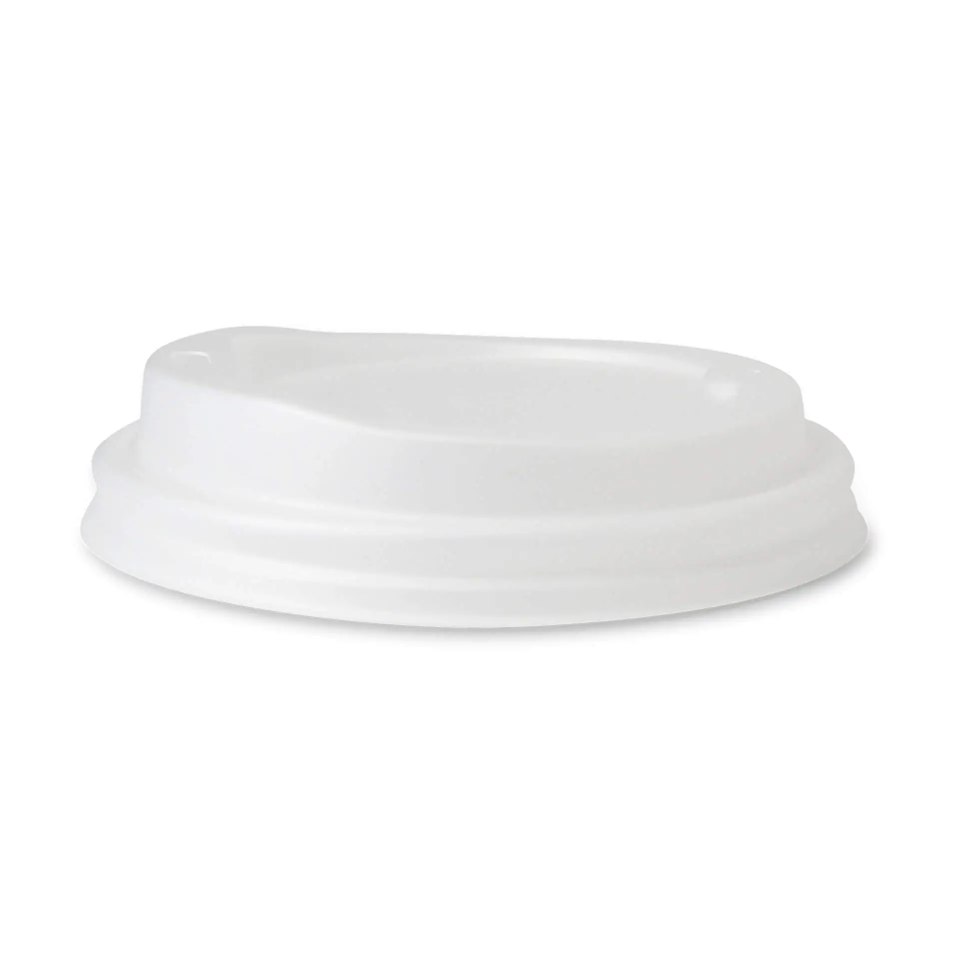 CPLA lid Ø 90 mm, white, drinking hole