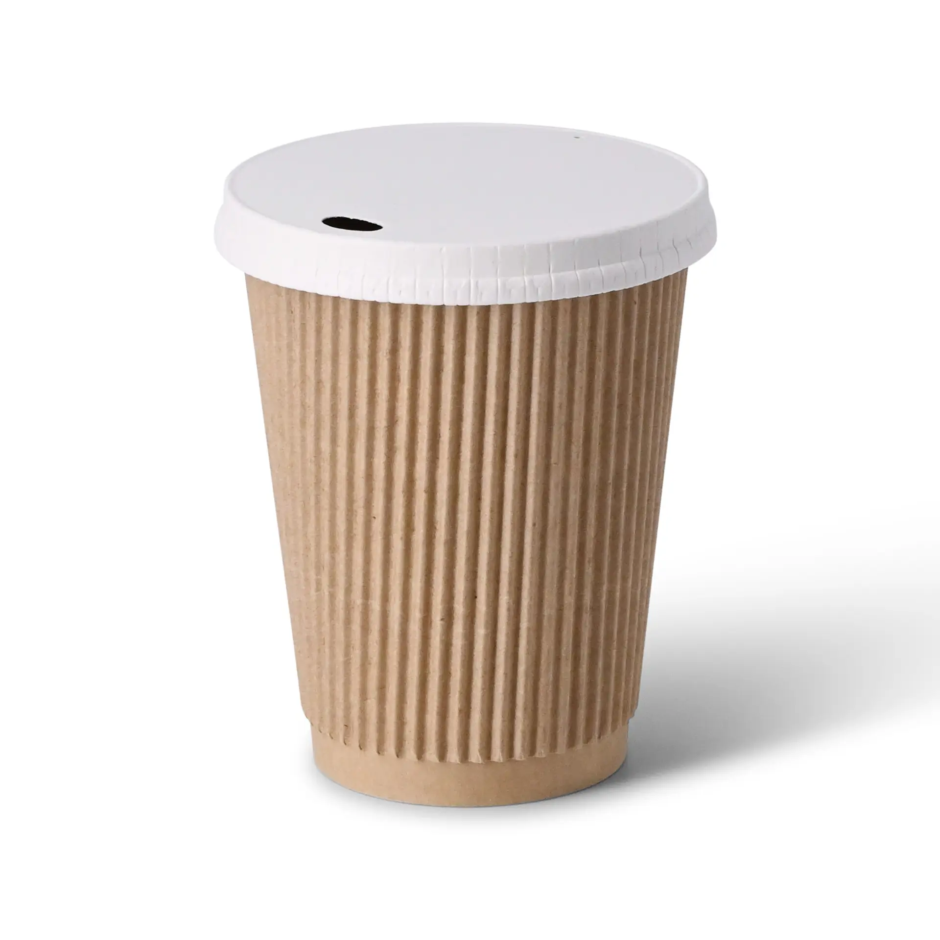 12 oz Ripple cups / Coffee cups, Ø 90 mm, kraft