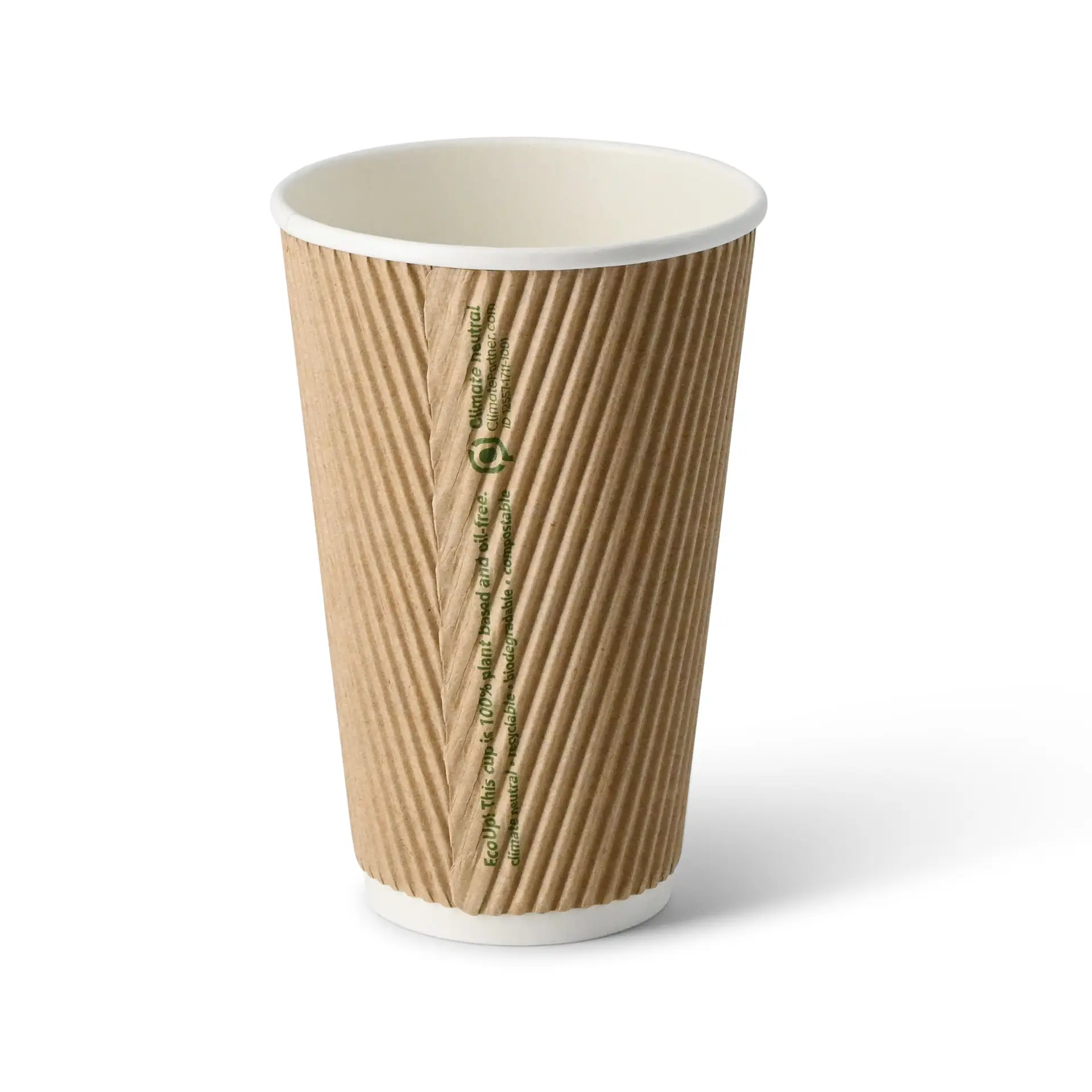 16 oz Ripple cup / Coffee Cups, Ø 90 mm, kraft