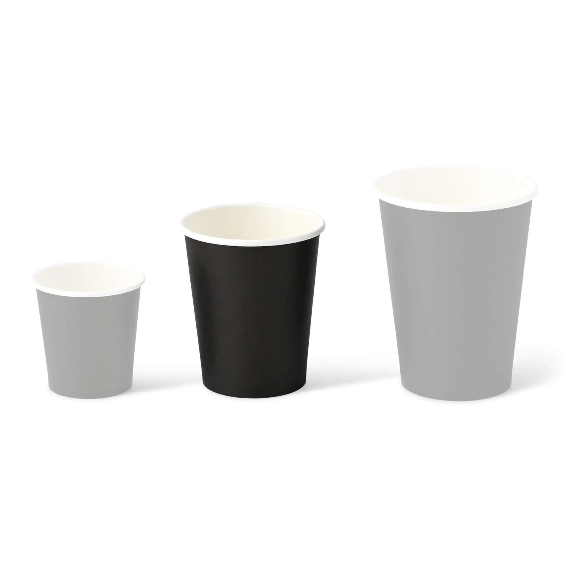 8 oz Paper cups single wall, Ø 80 mm, black