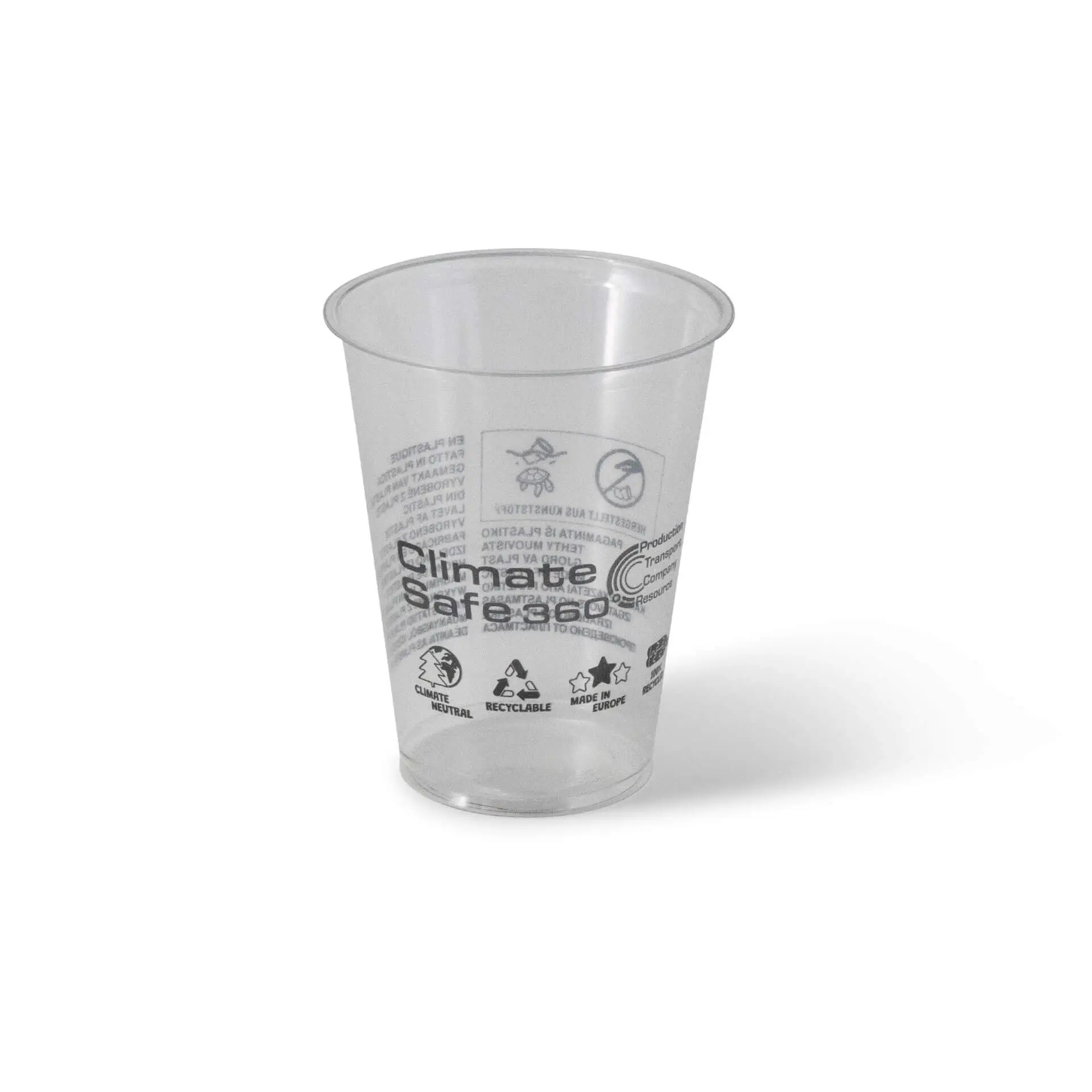 12 oz rPET-smoothie cups, Ø 90,5 mm