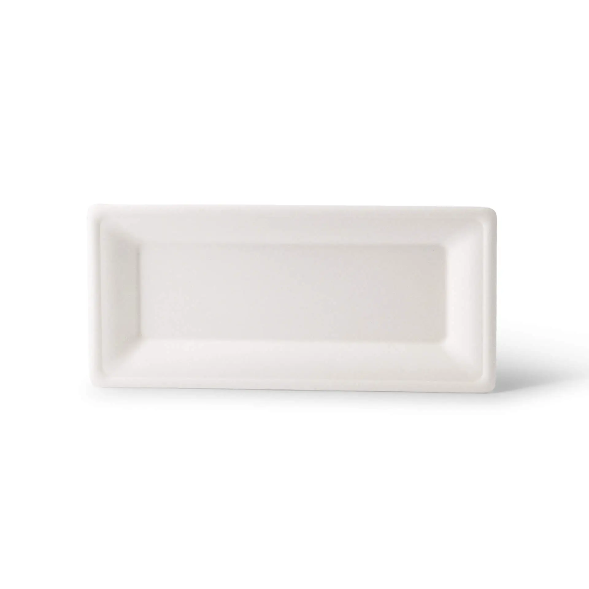 Sugarcane-plates, 26 x 13 cm, rectangular