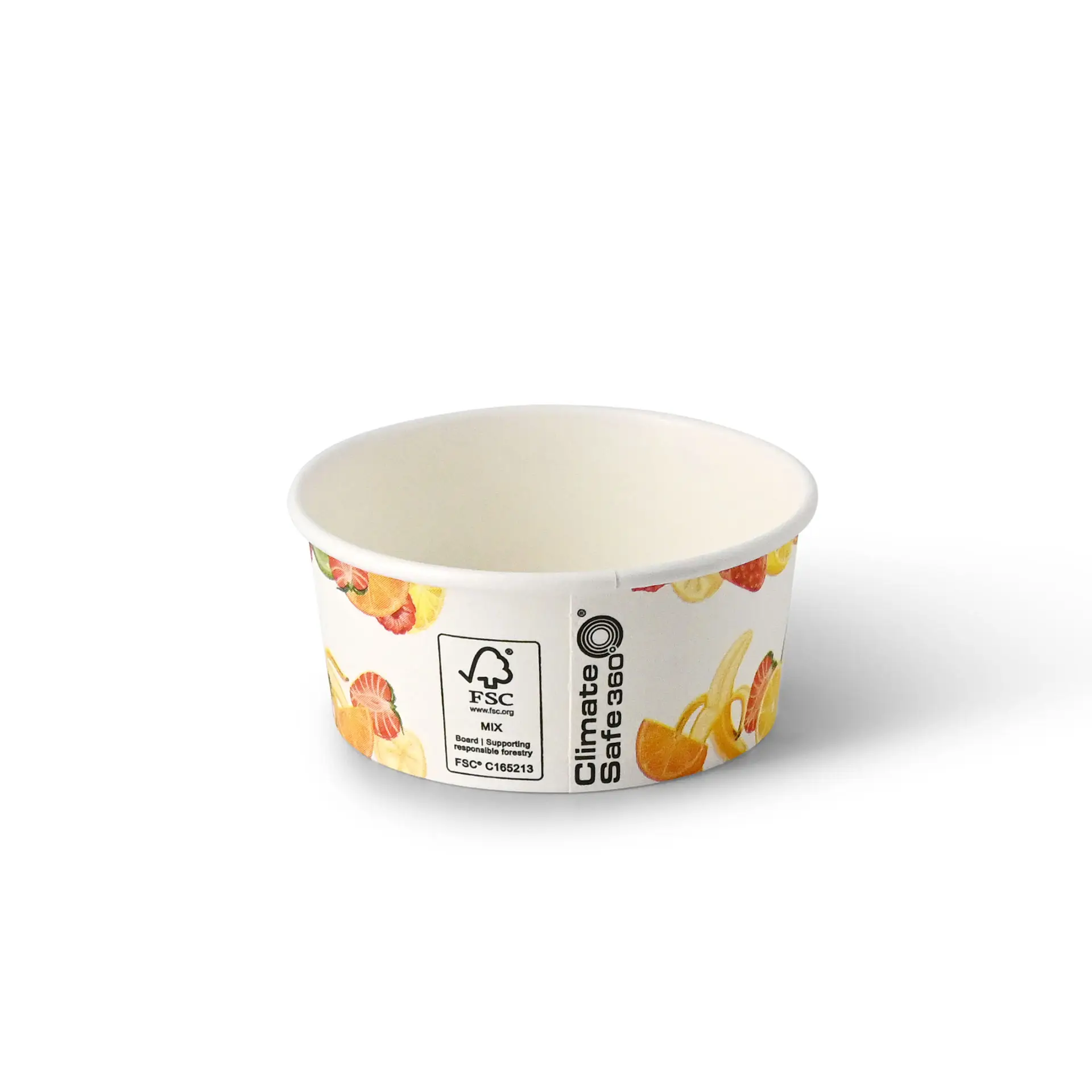 4 oz, max. 6 oz Paper cups ice cream XS (coated), Ø 92 mm, printed