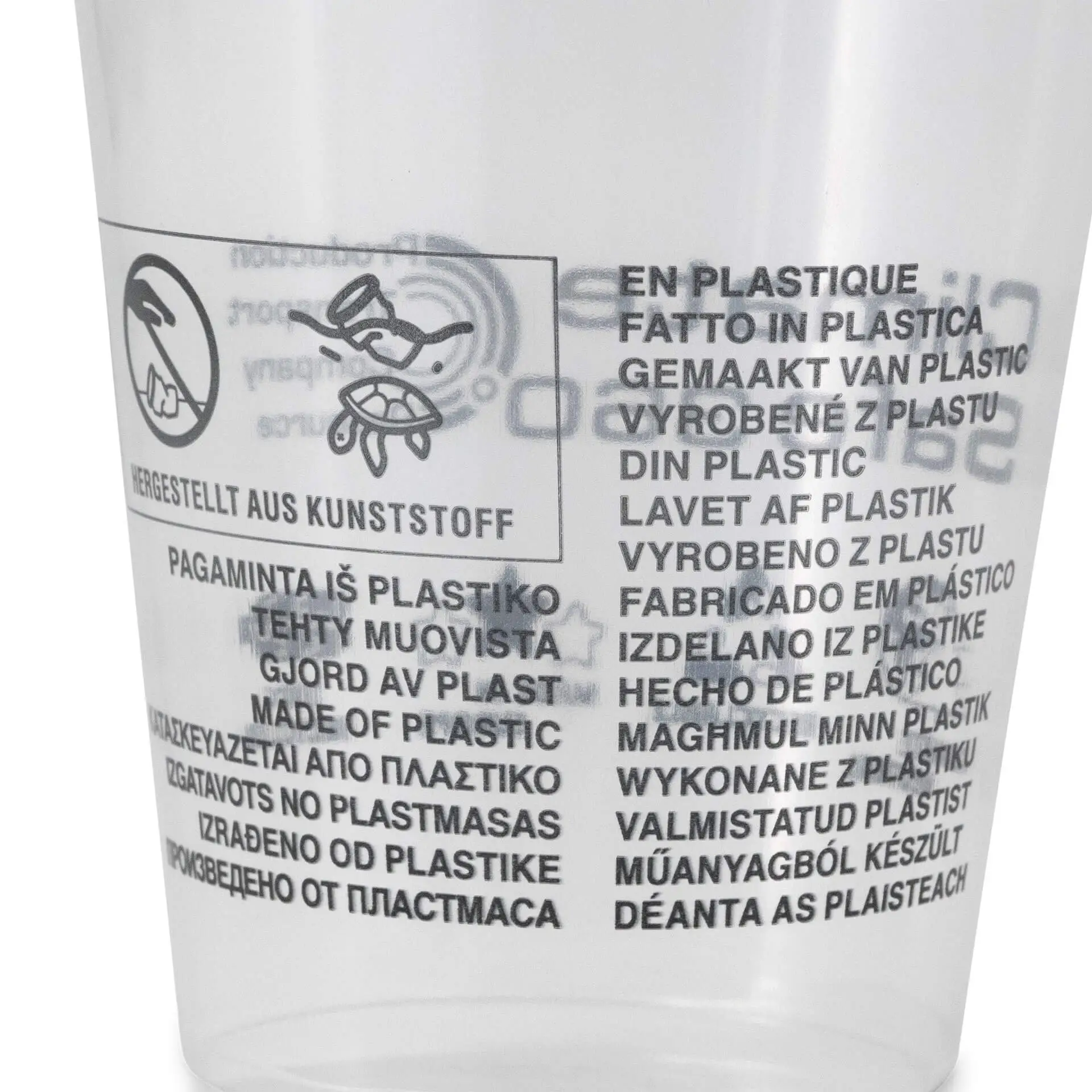 12 oz rPET-smoothie cups, Ø 90,5 mm