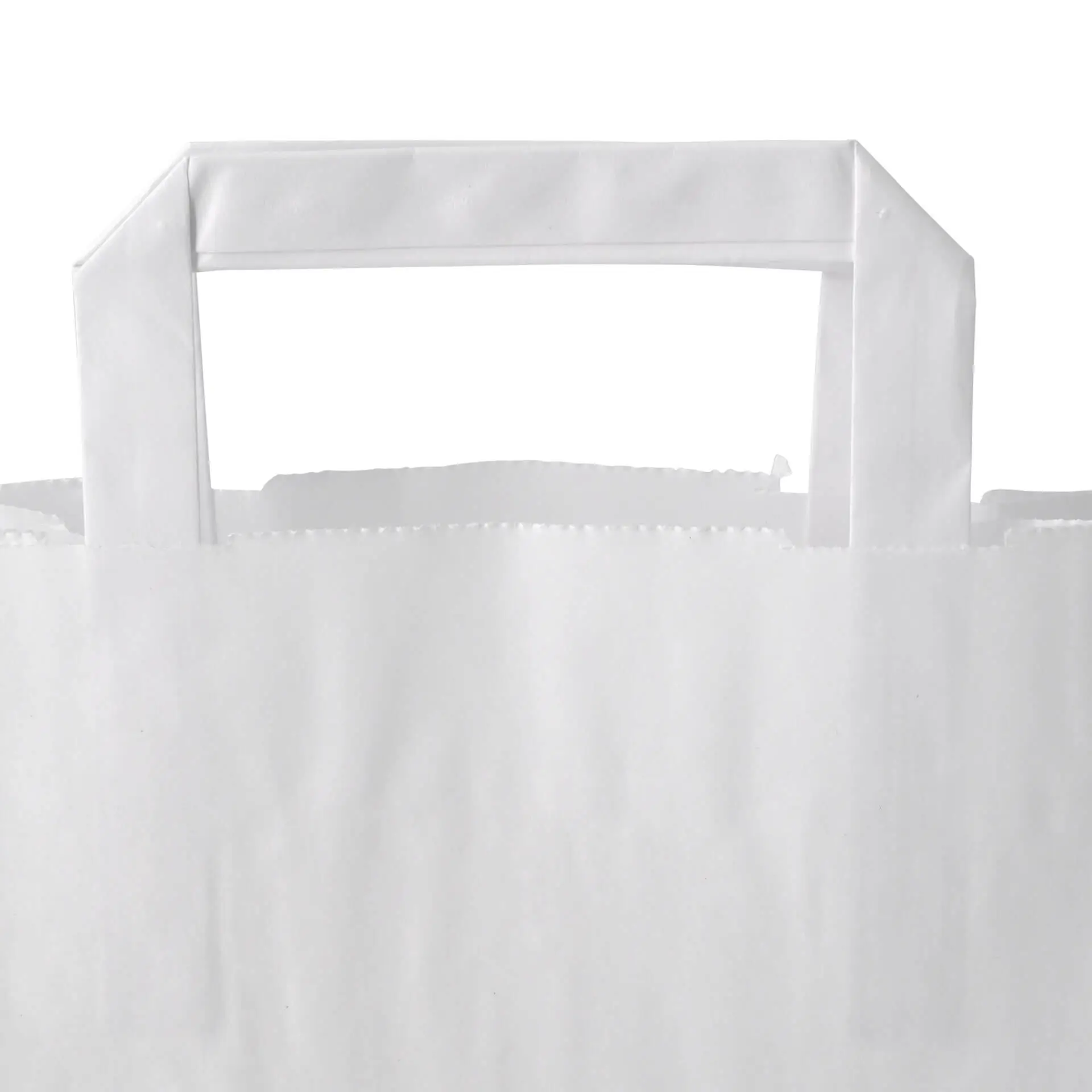 Kraft paper bags S, 18 x 8 x 22 cm, white