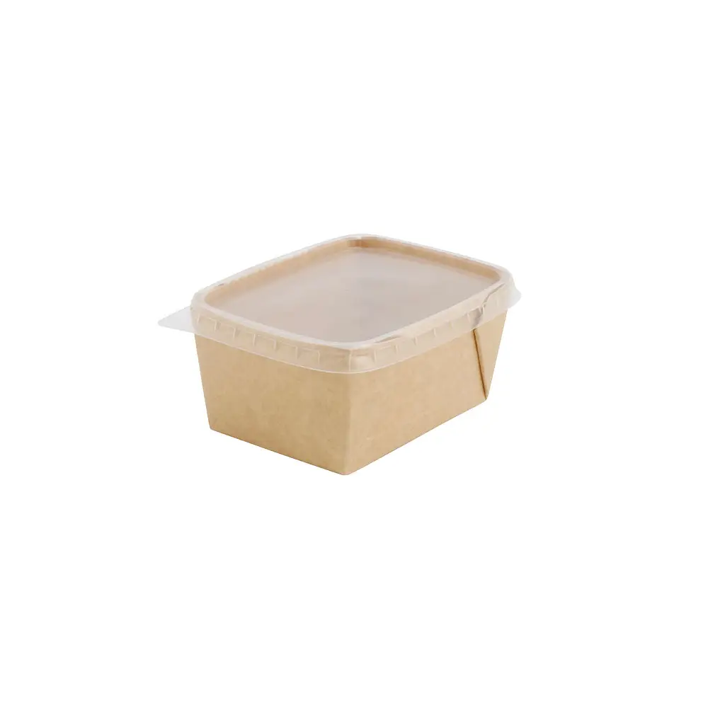 PP-lids 10.5 x 8 cm, clear, rectangular