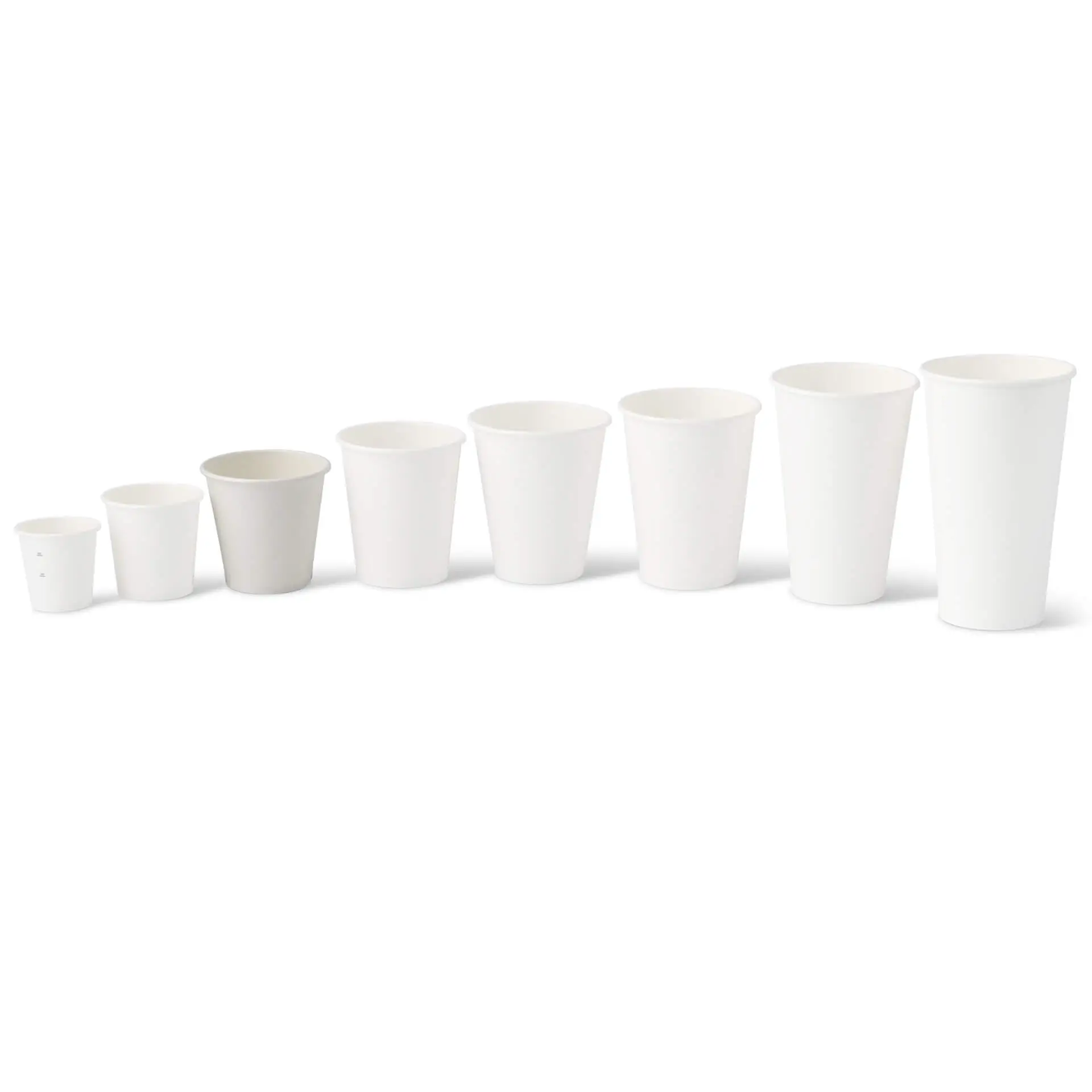 6 oz Paper cups single wall, Ø 80 mm, white