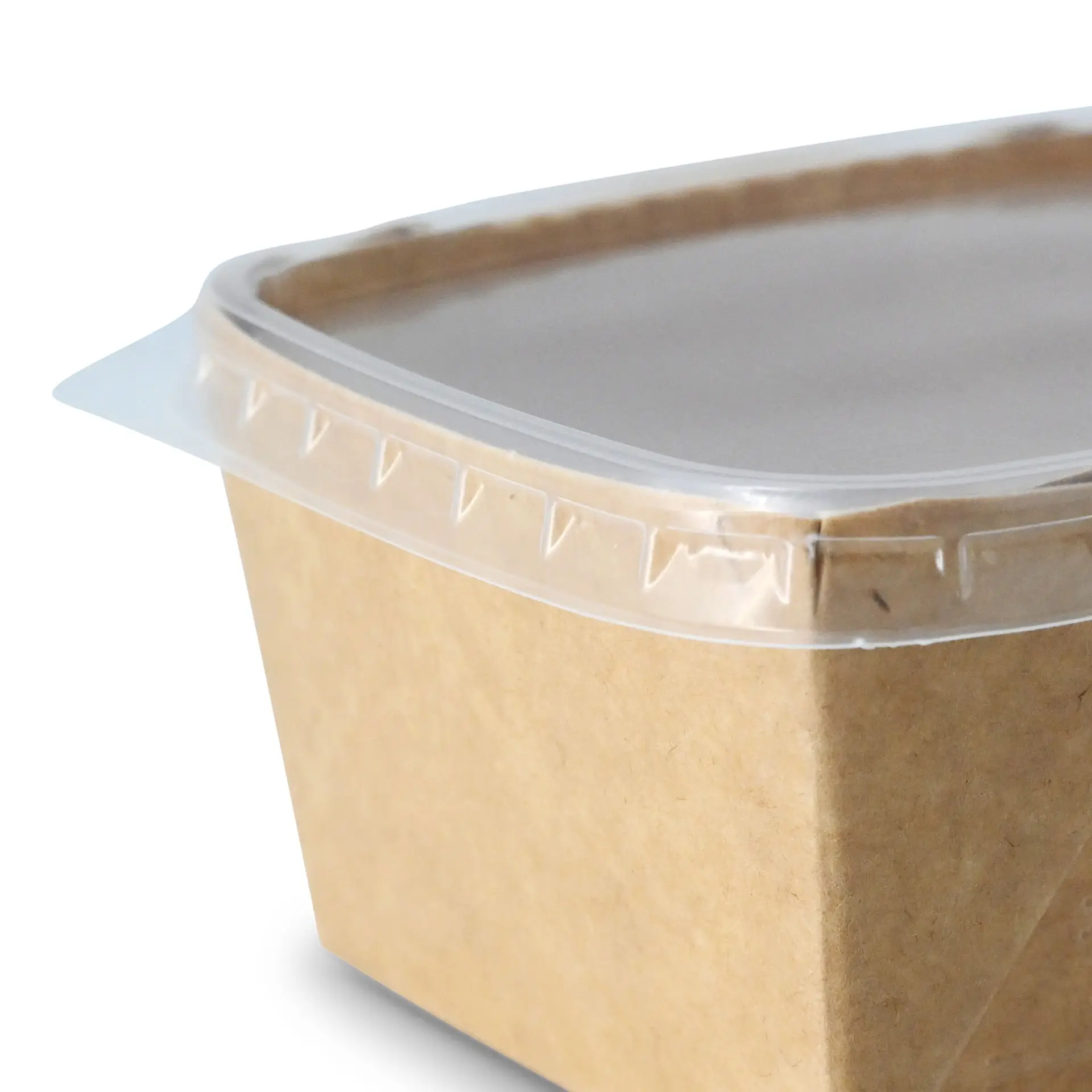 Cup lids PP 10.5 x 8 cm, clear, rectangular