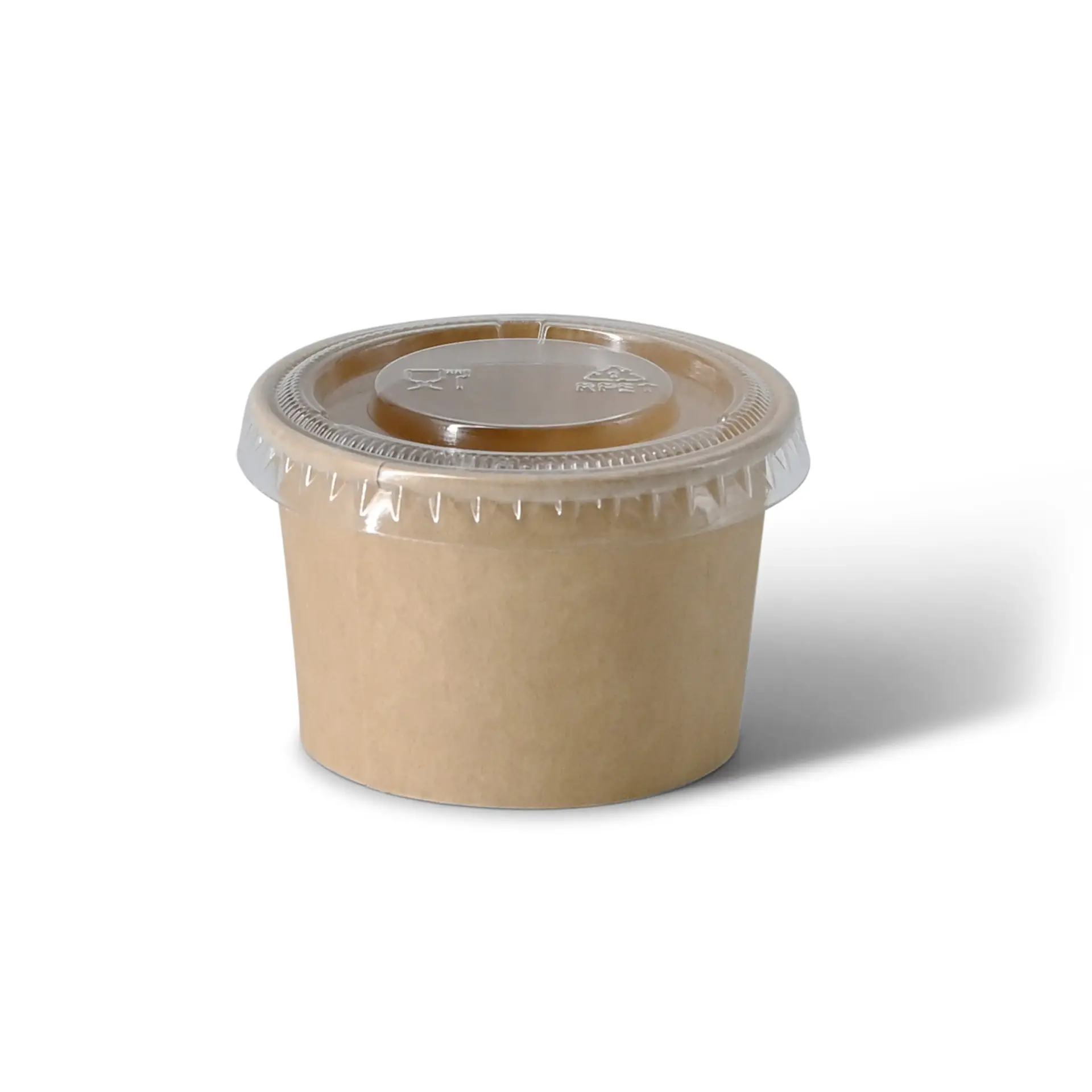 Paper-portion cups 40 ml, Ø 62 mm, kraft