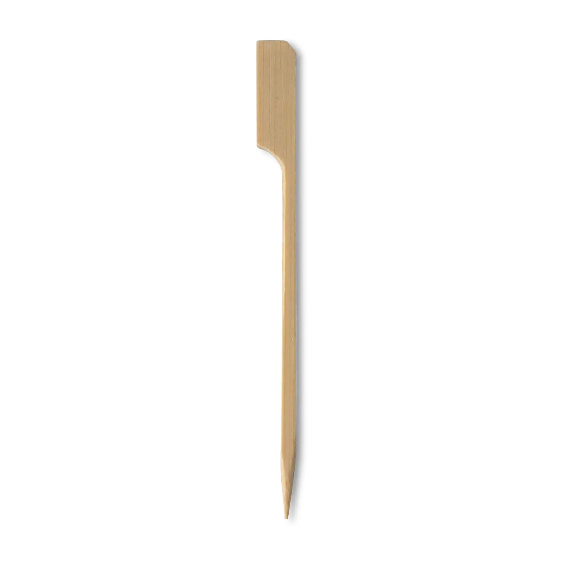 Bamboo paddle skewers 12 cm, untreated