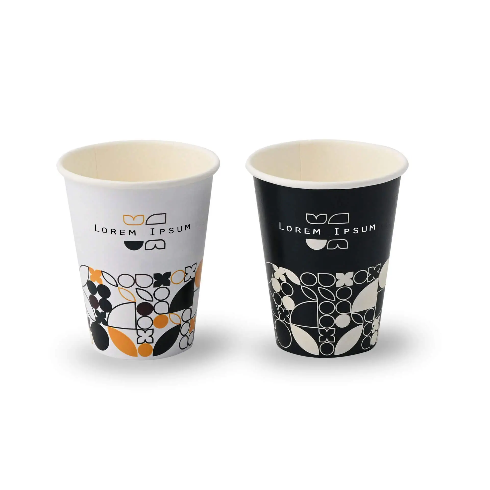 8 oz Paper Cup "Midnight" single wall, customisable, matte