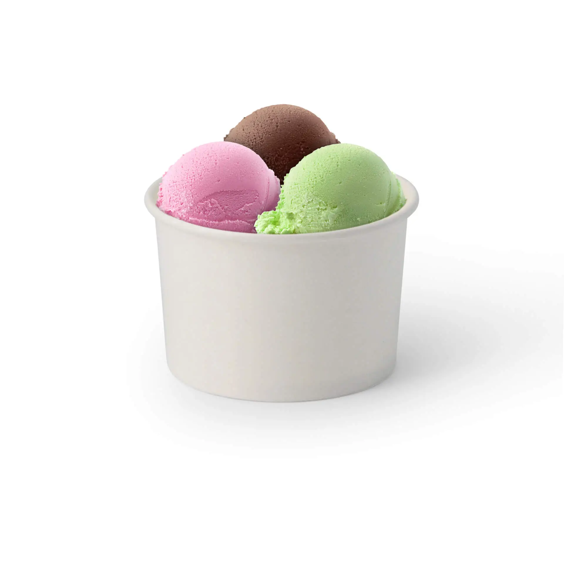 8 oz, max. 9.5 oz Paper cups ice cream M (coated), Ø 92 mm, white