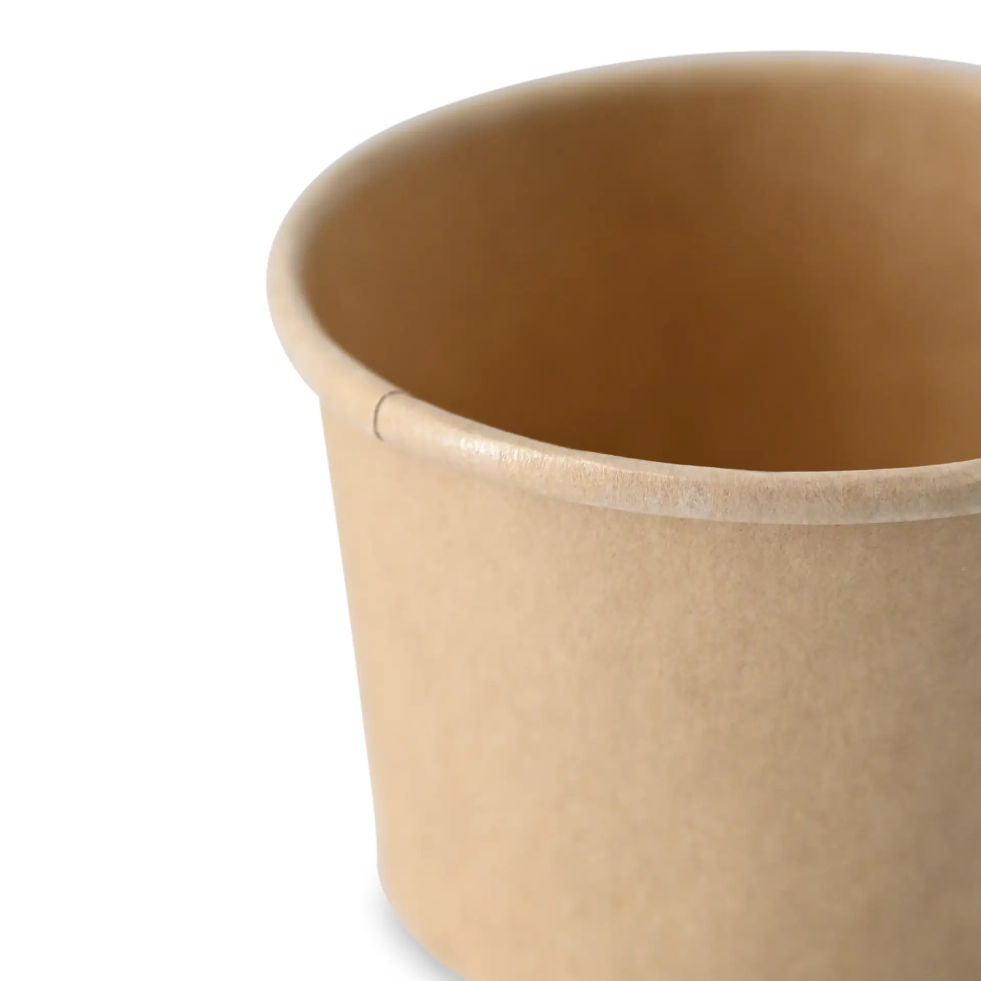 Paper-portion cups 40 ml, Ø 62 mm, kraft