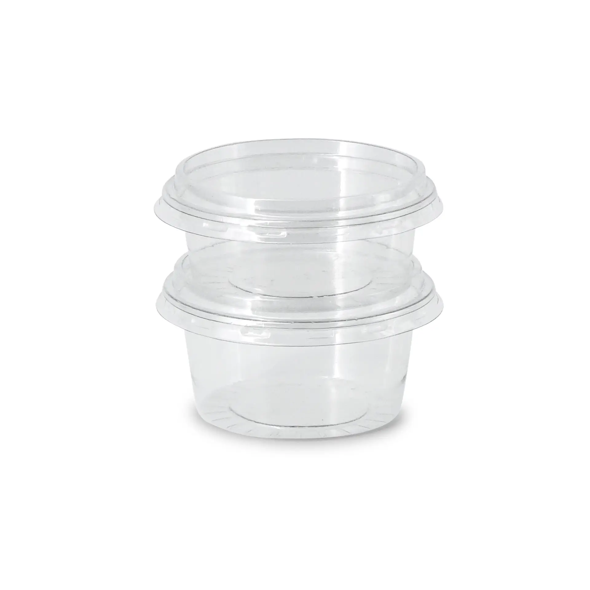 80 ml / 3 oz rPET portion cups, Ø 75 mm, transparent