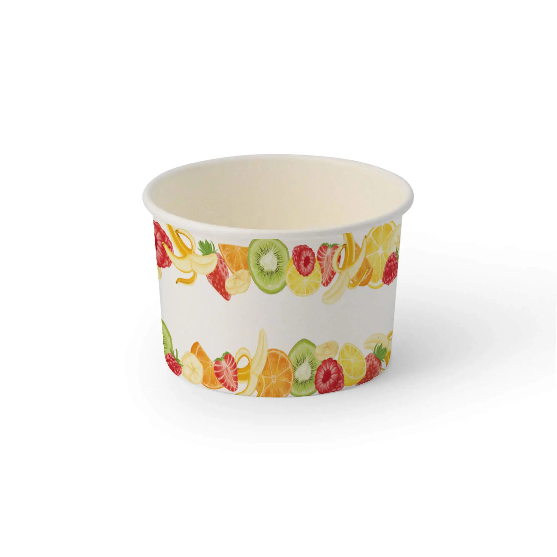 8 oz, max. 9.5 oz Paper cups ice cream XS (coated), Ø 92 mm, printed