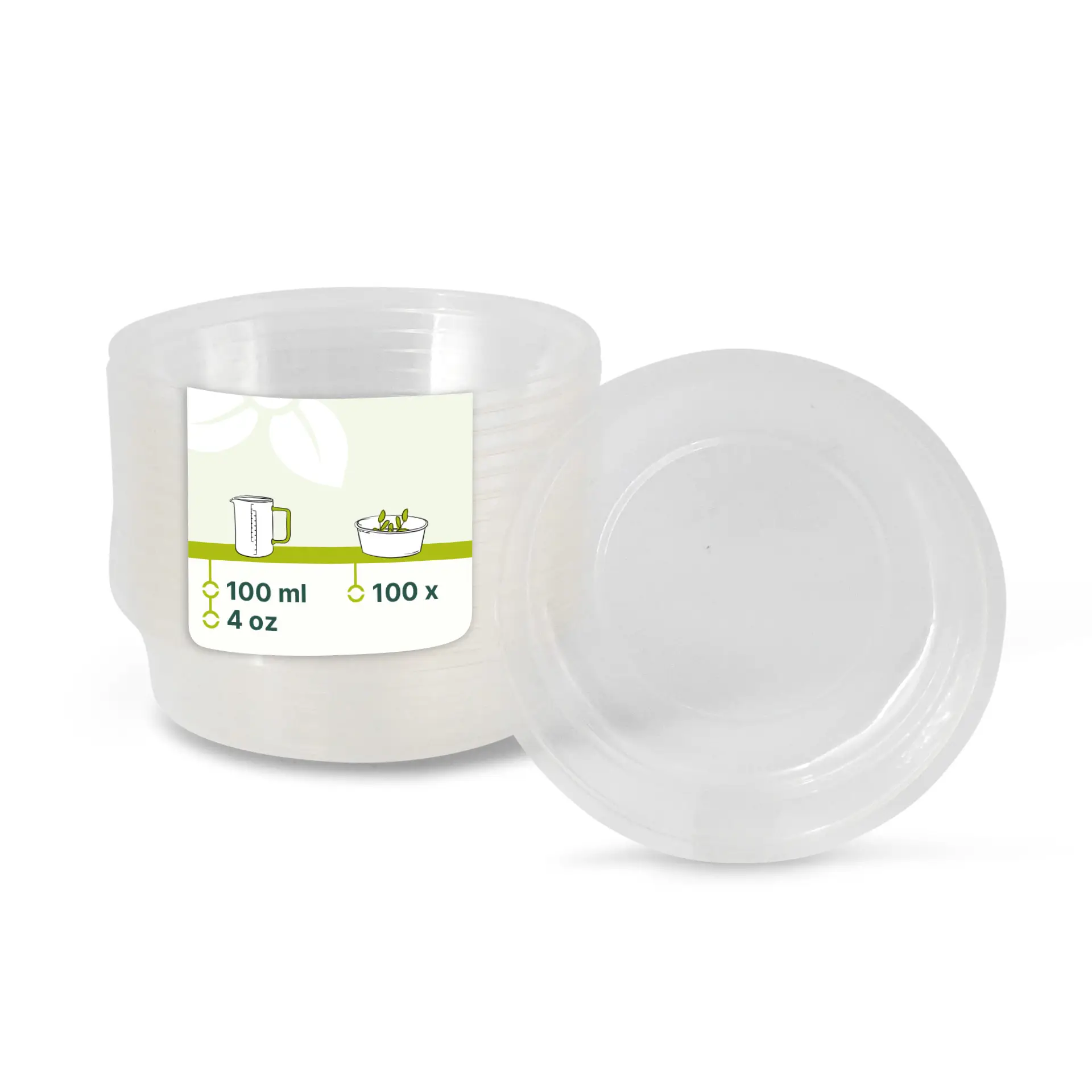 PLA insert cups 100 ml / 4 oz