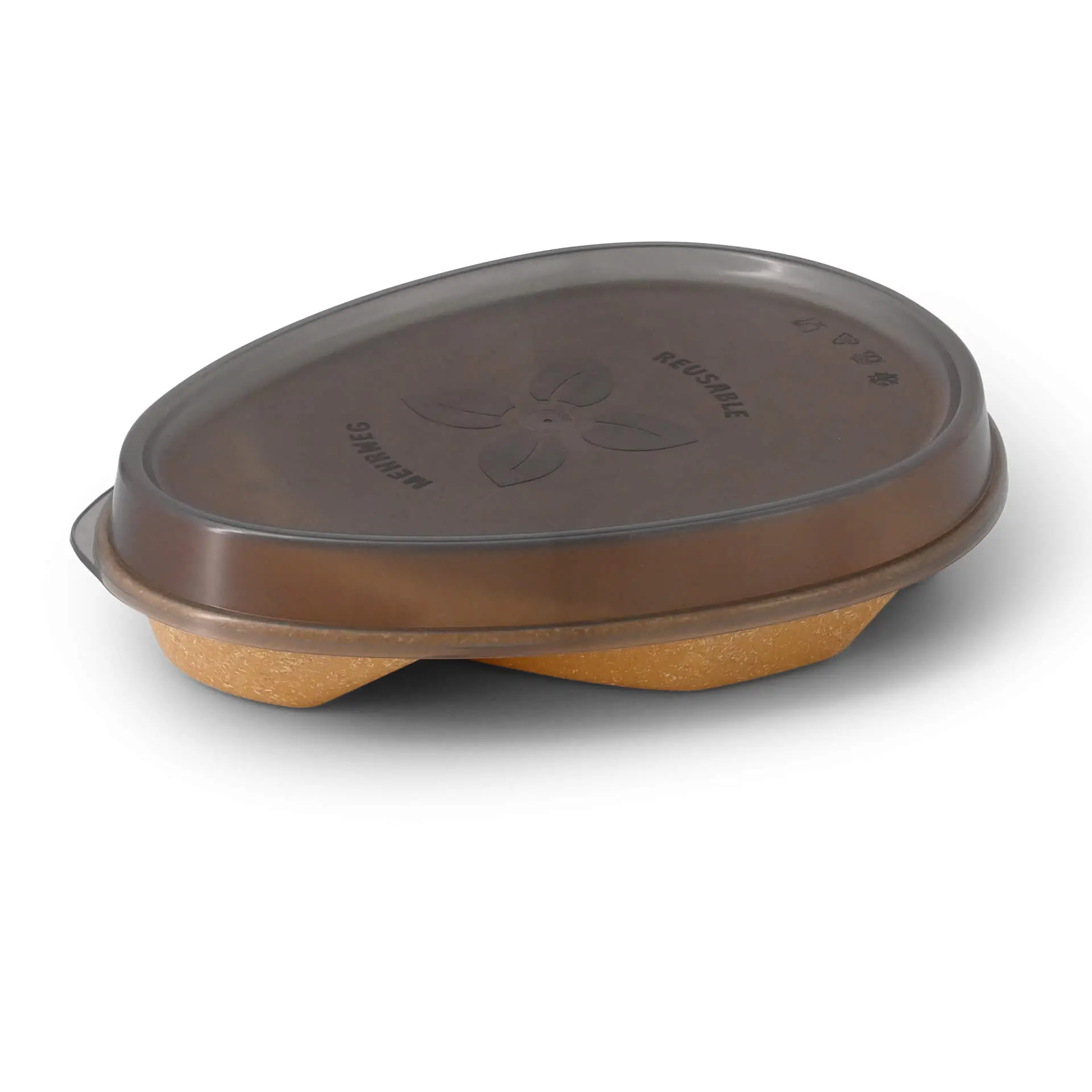 Reusable lids "merways Plate" 27.5 x 20 x 3 cm, PP, grey