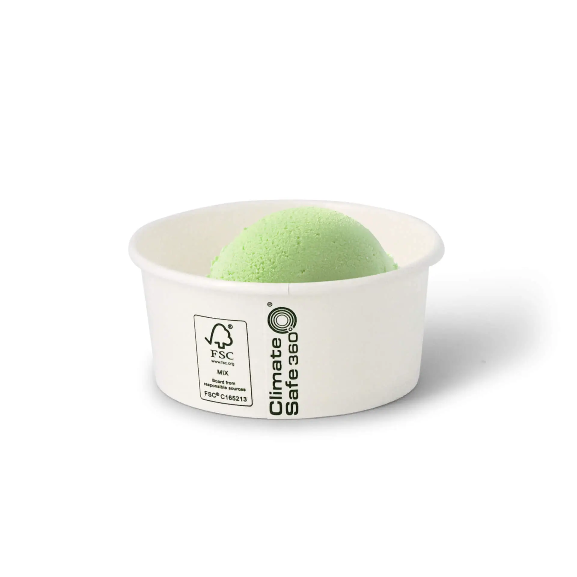 4 oz, max. 6 oz Paper-ice-cream cups XS, Ø 92 mm, white