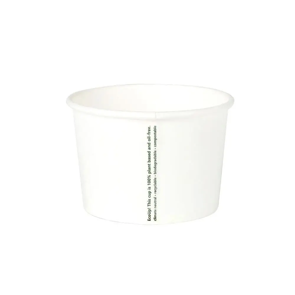 Cardboard-universal cups 200 ml / 8 oz, Ø 90 mm, white