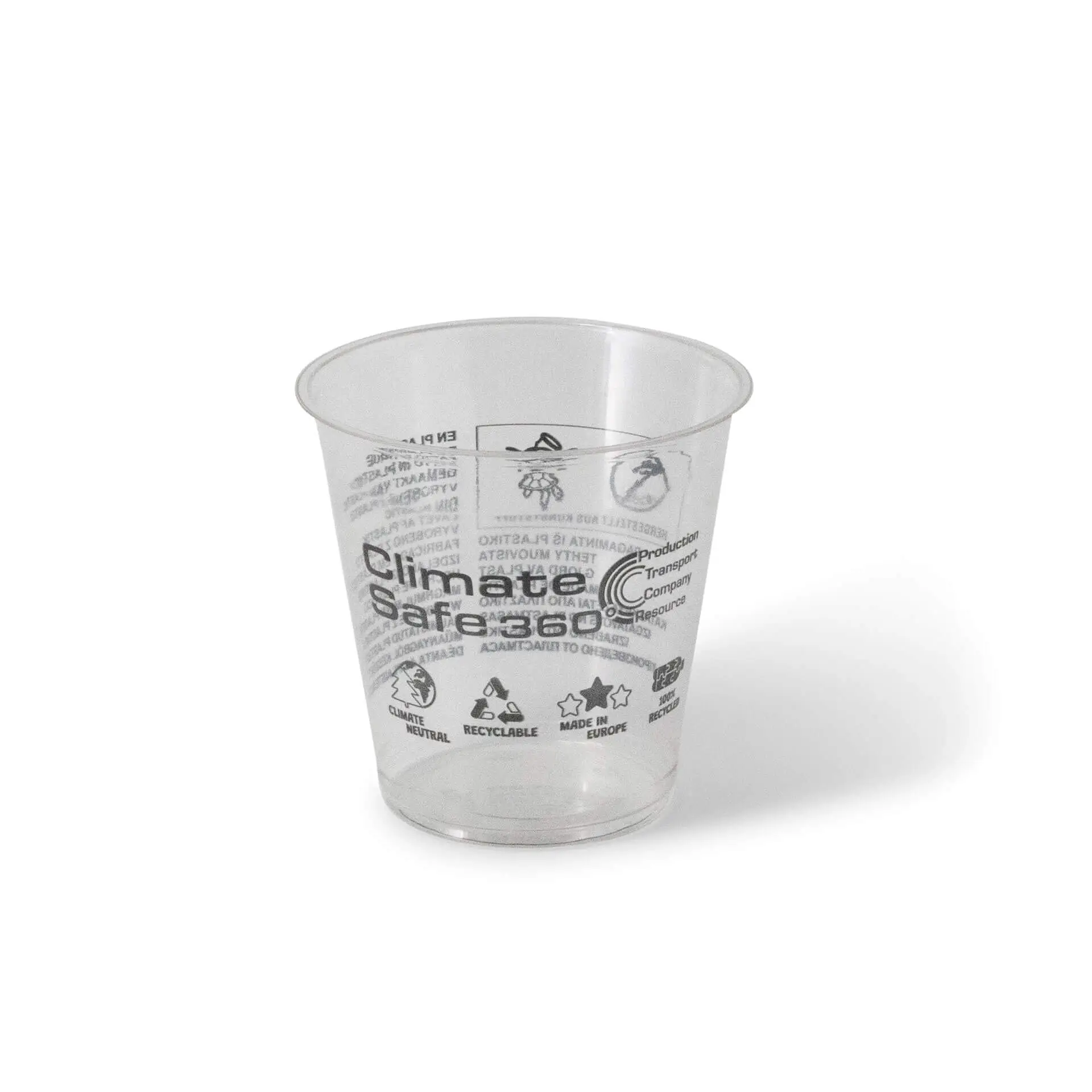 8 oz rPET-smoothie cups, Ø 90,5 mm, round