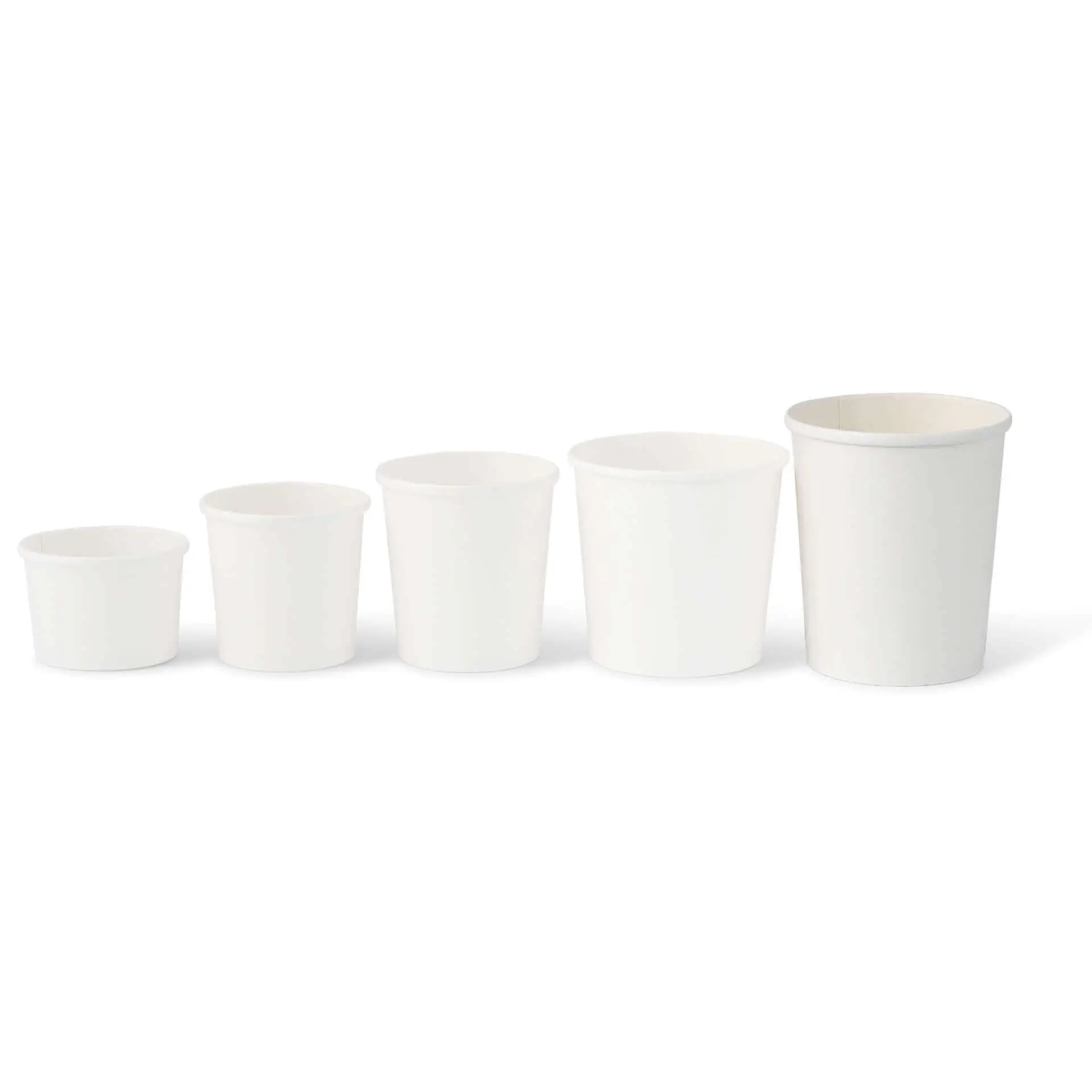 32 oz Cardboard Soup cups (Premium), Ø 115 mm, white