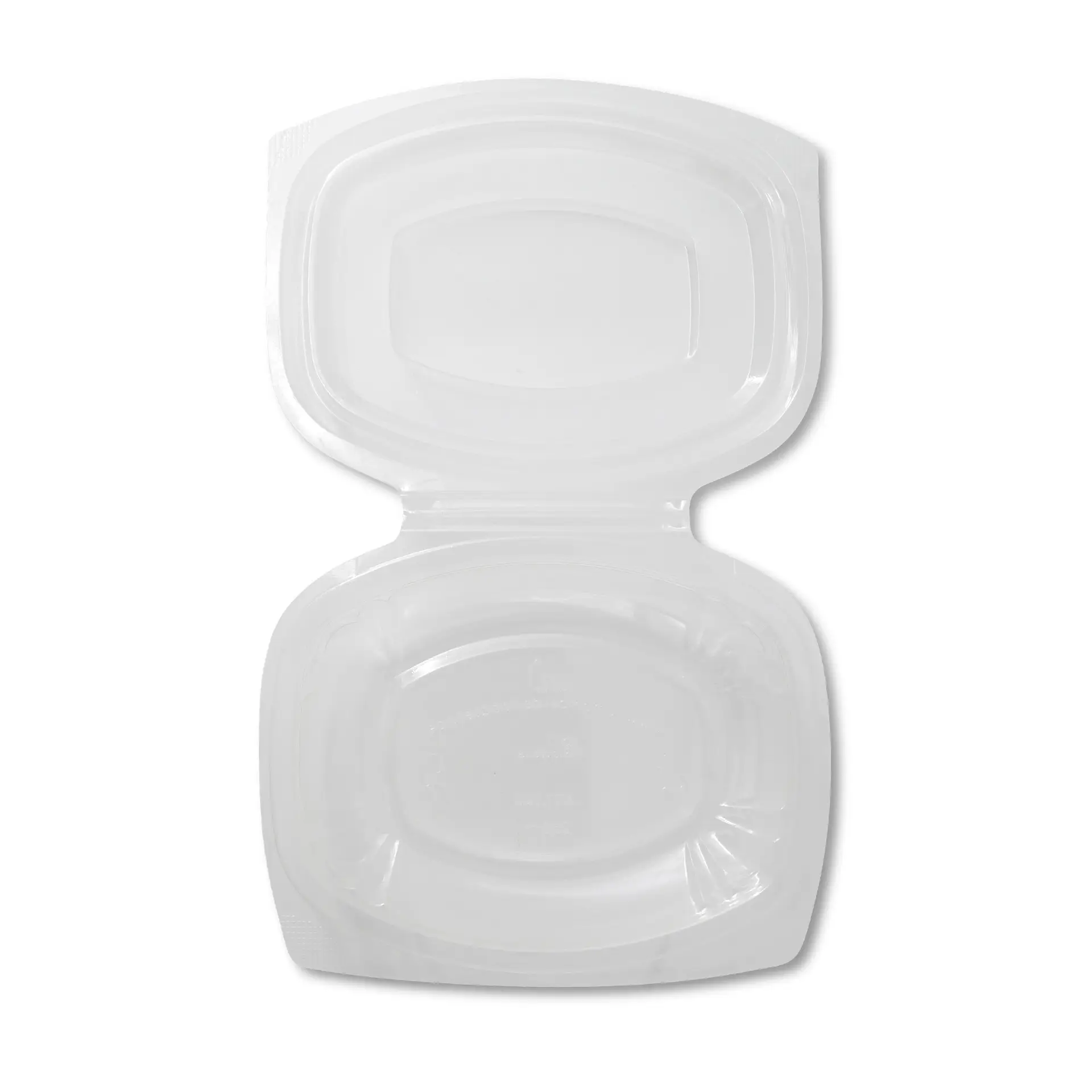 PLA Deli Bowls 250 ml, folding lid, rectangular