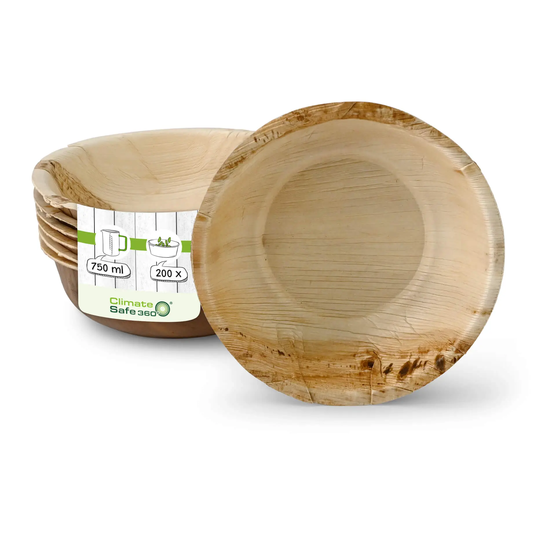 Palm leaf bowls "Palmware®" 750 ml, round