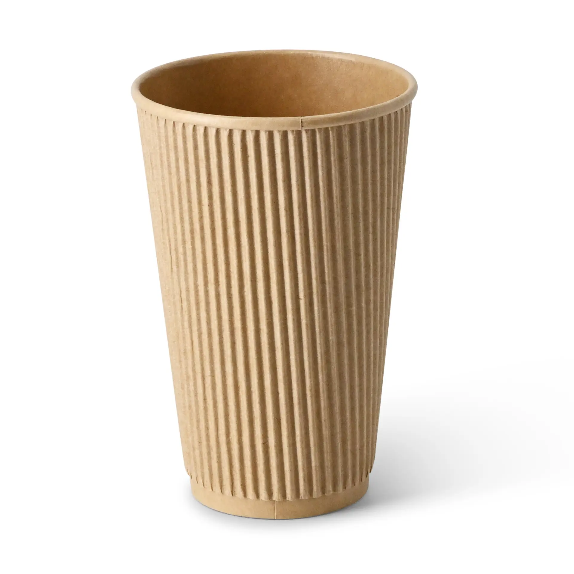 16 oz Ripple cups / Coffee Cups, Ø 90 mm, kraft