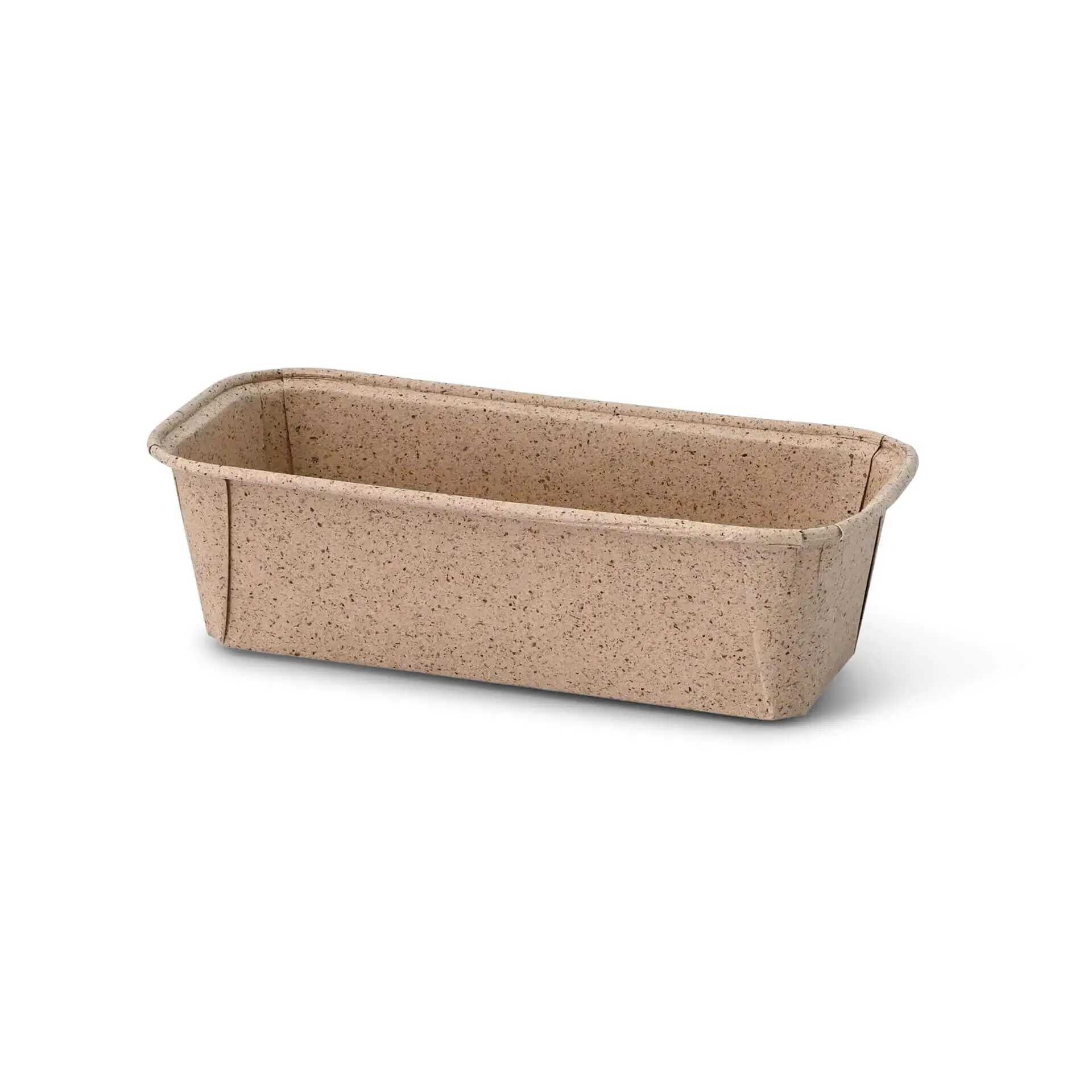 Cocoa paper baking moulds 16 × 5.5 × 5 cm, rectangular, brown