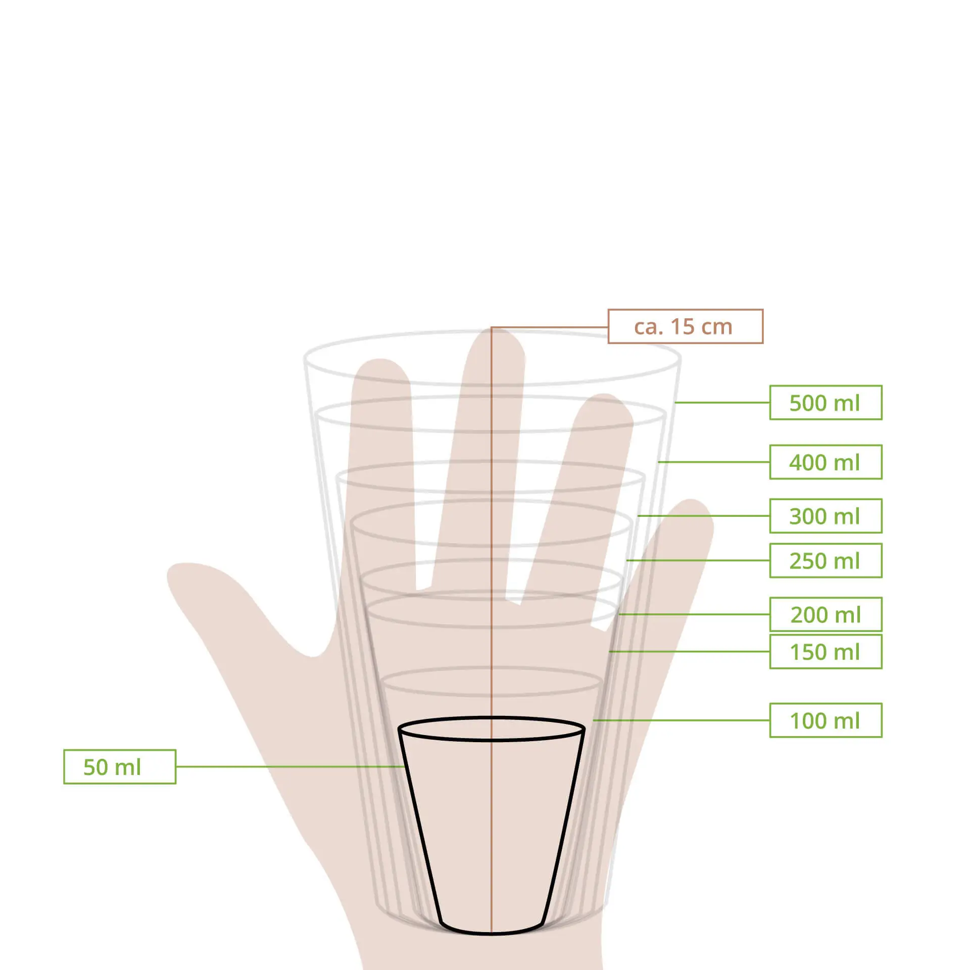 2 oz Paper cups (coated), Ø 50 mm, white