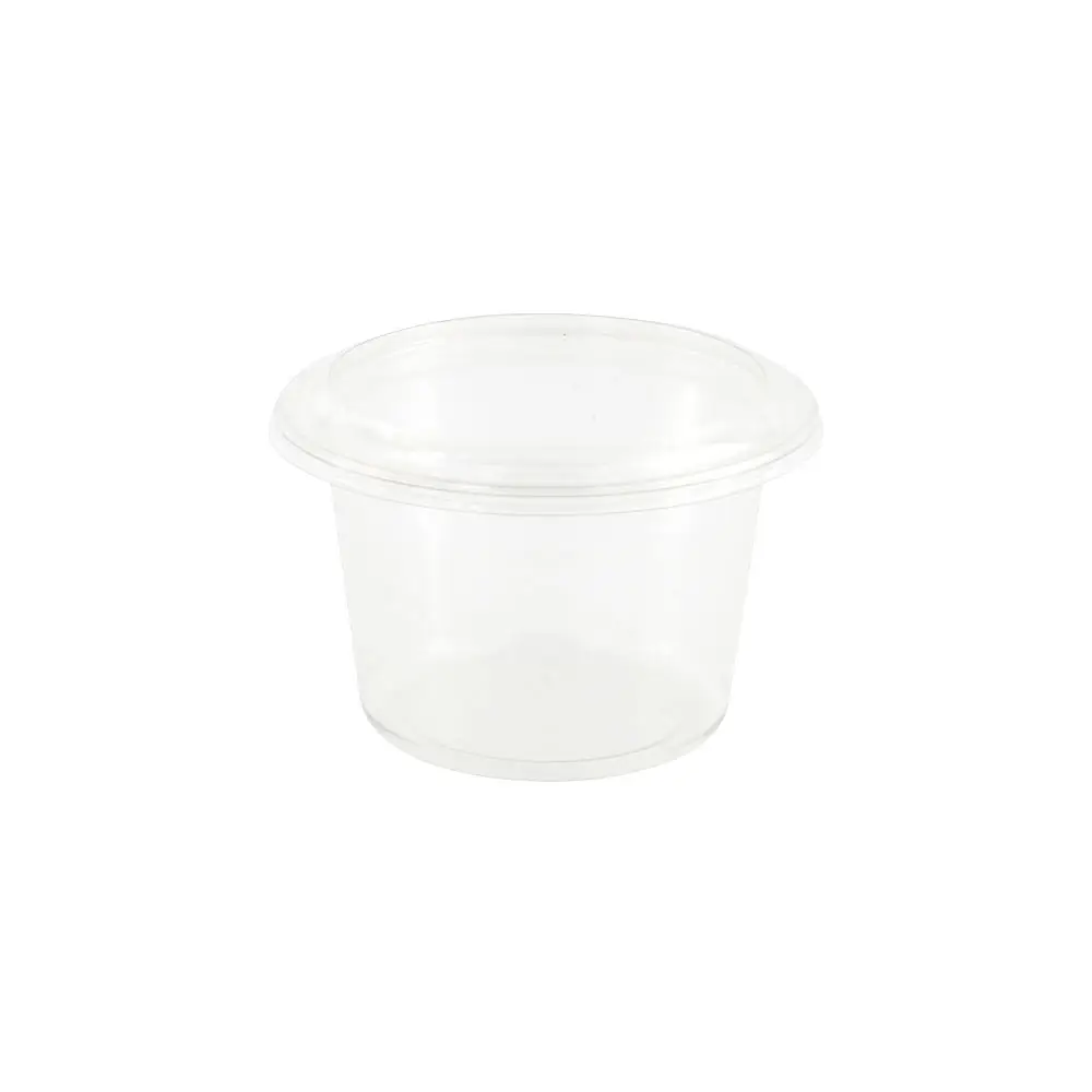 rPET deli pots 325 ml, Ø 123 mm, round