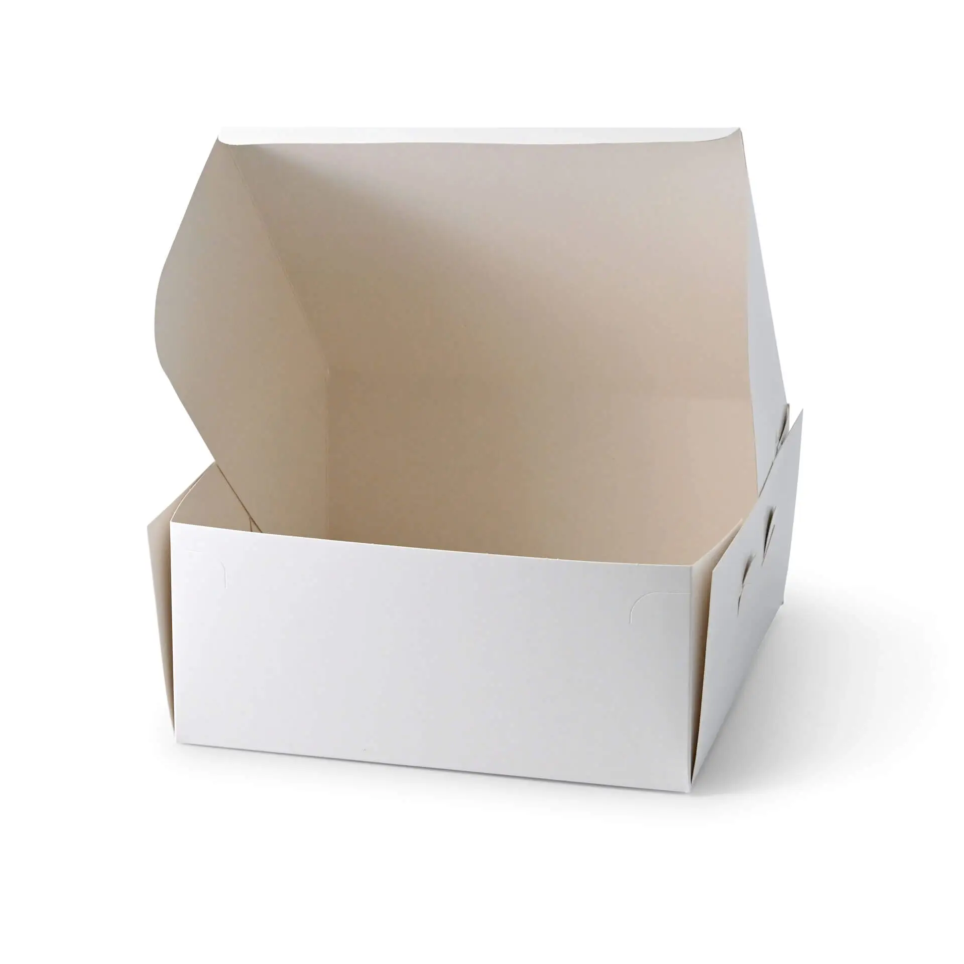 Cake-boxes M, 23 x 23 x 10 cm, white