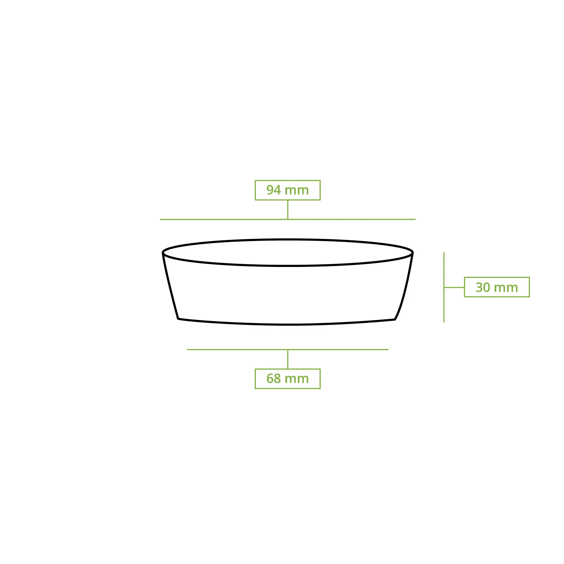 PLA insert cups 100 ml / 4 oz