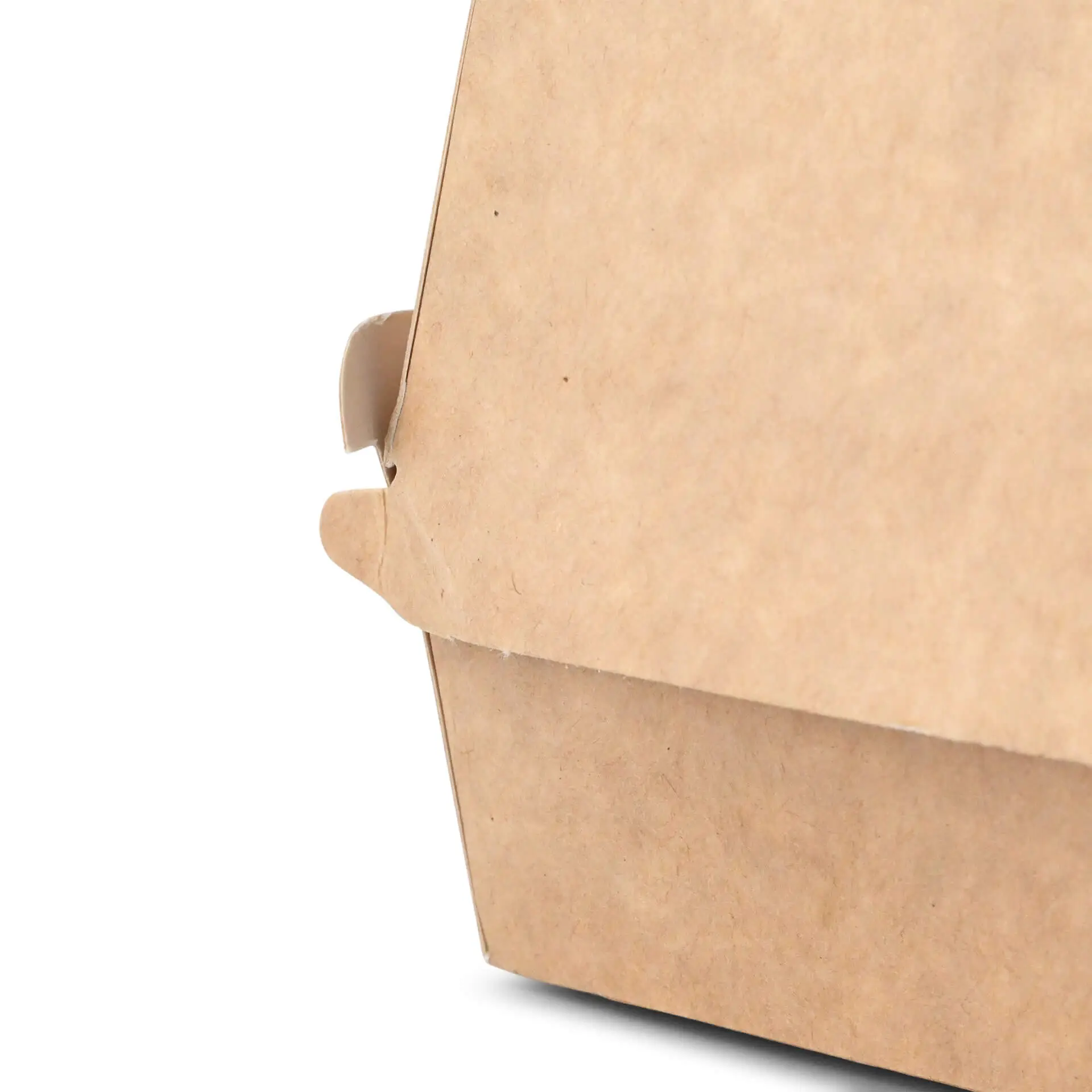 Take-away burger boxes 11 x 11 x 8 cm, kraft-white