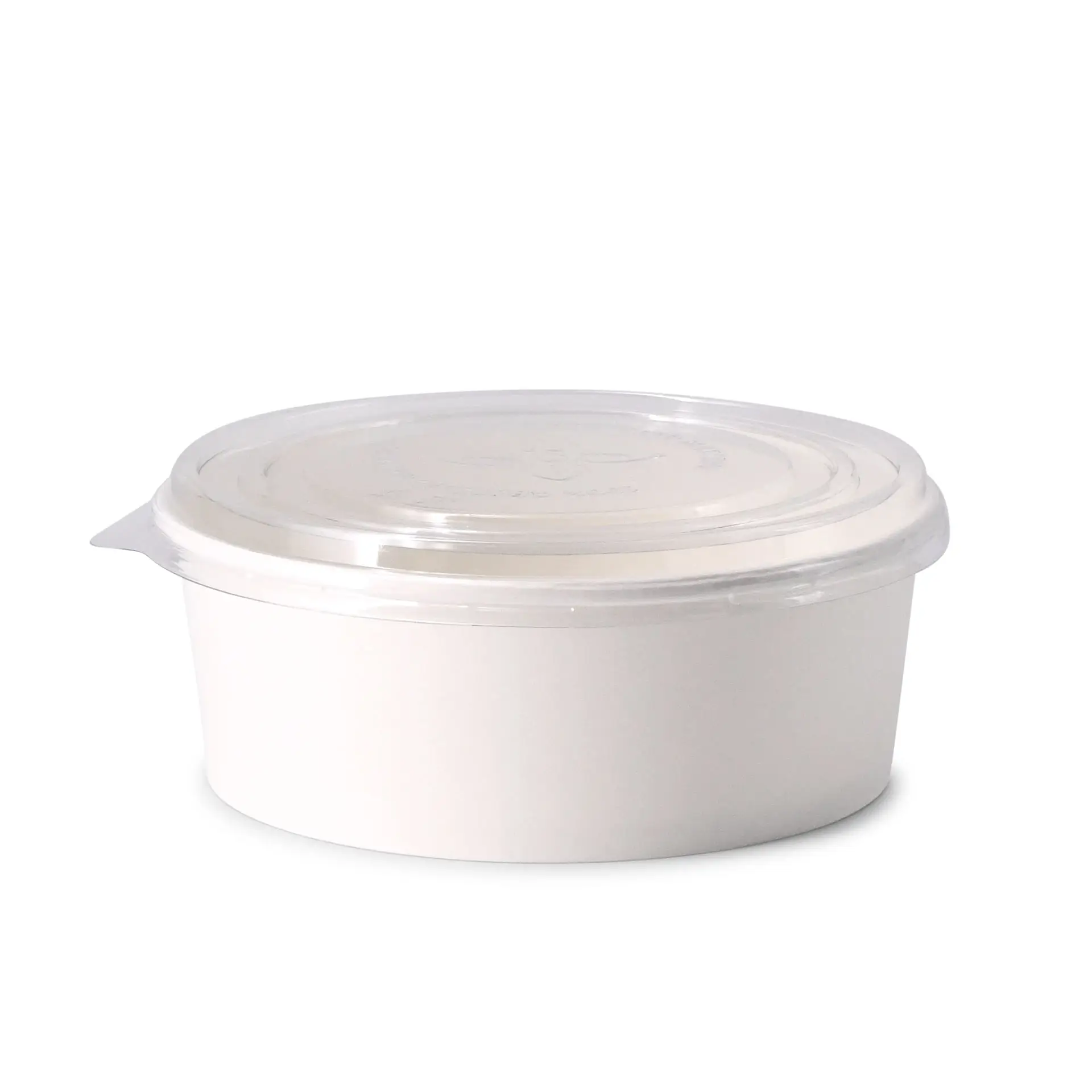 Cardboard-bowls 1000 ml, Ø 185 mm, white, round