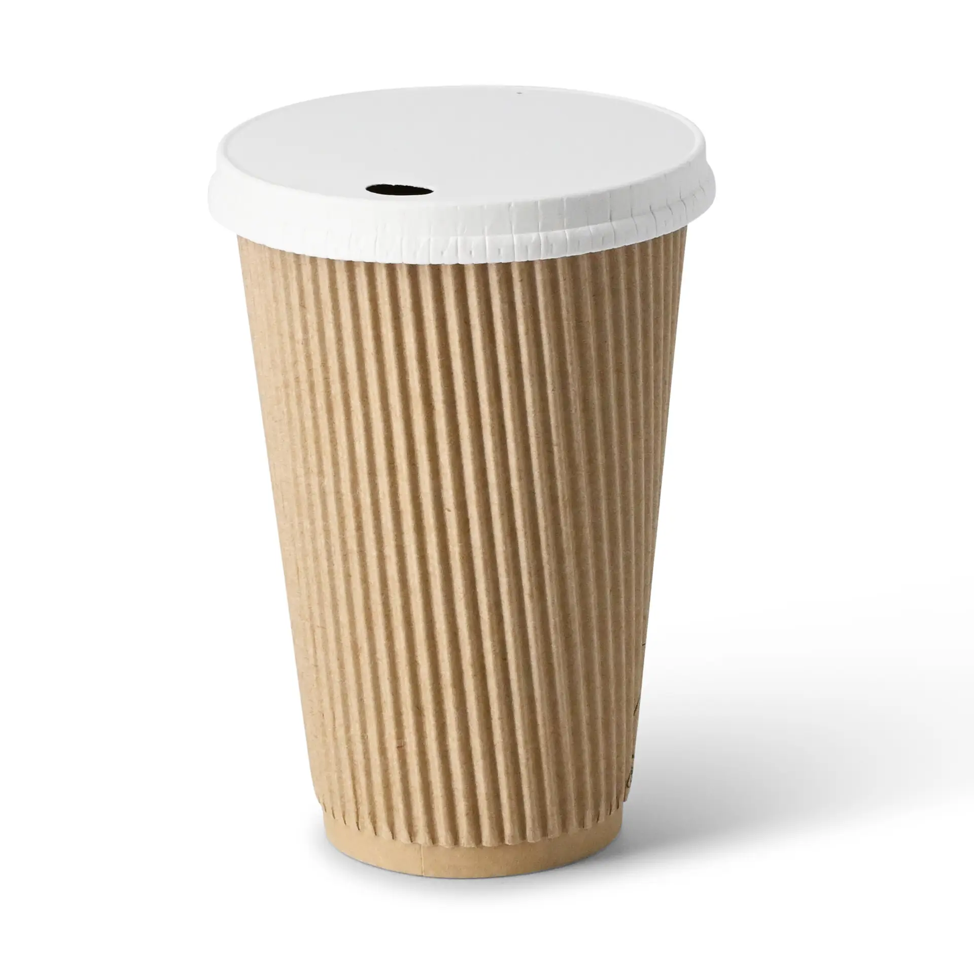 16 oz Ripple cups / Coffee Cups, Ø 90 mm, kraft