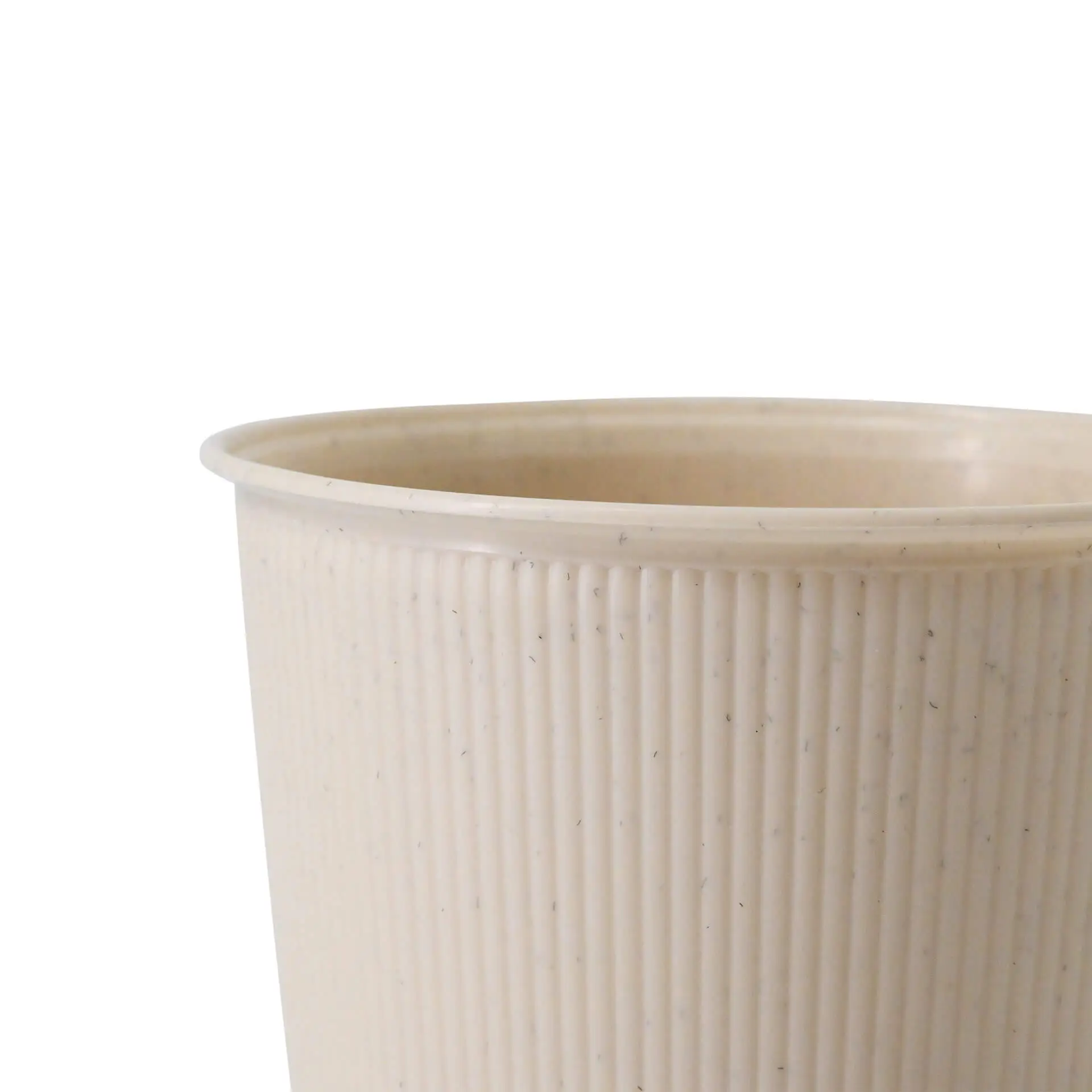 Reusable coffee cups, 8 oz, Ø 80 mm, creamy white