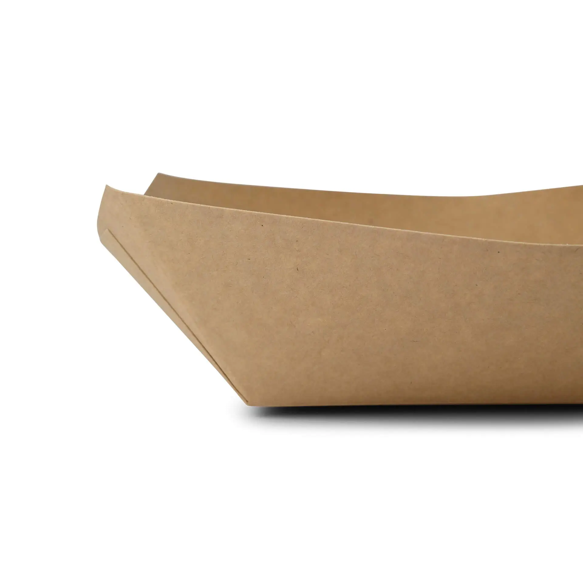 Cardboard-snack trays 800 ml, 21,5 x 16 x 5 cm, brown